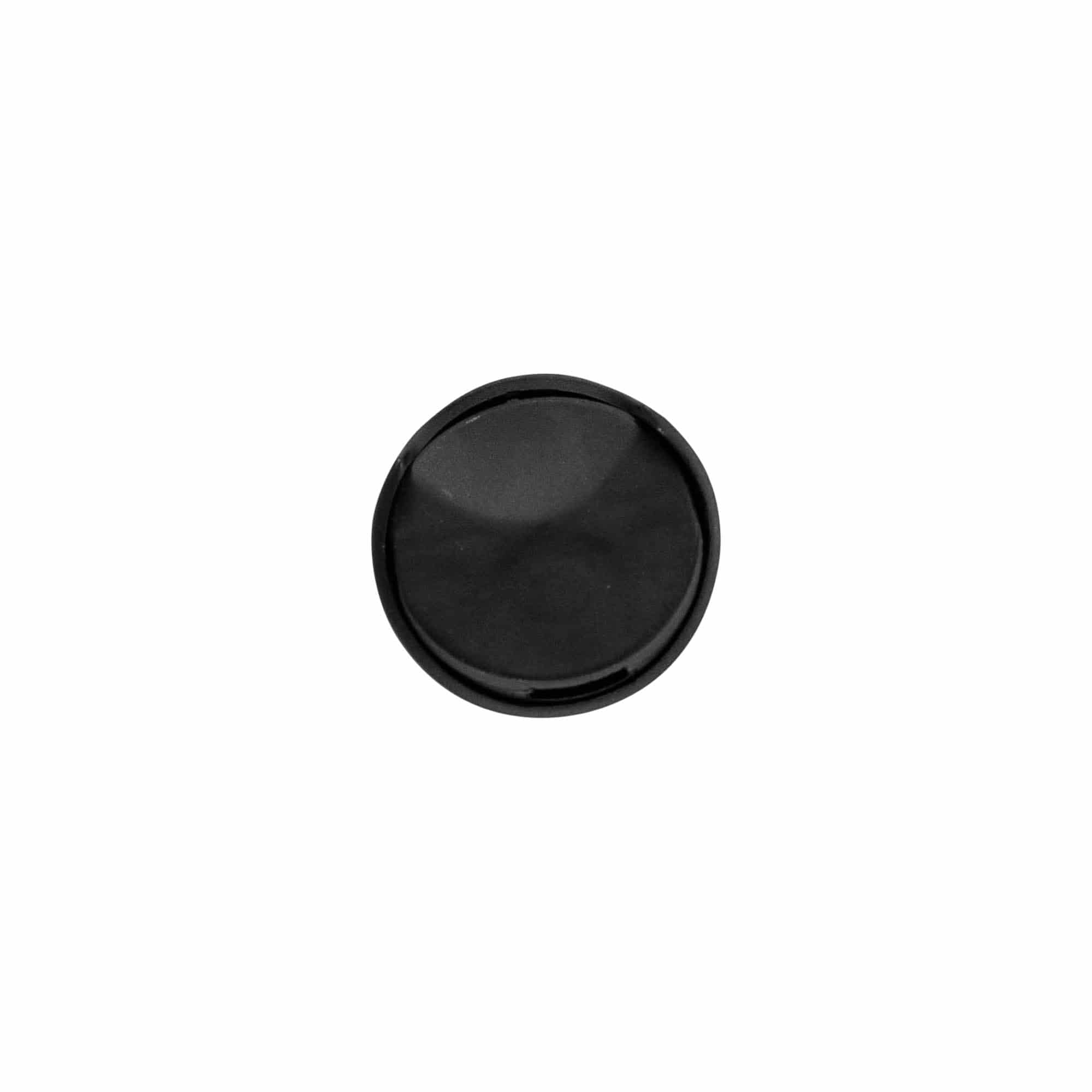 Zátka so závitom Disc Top, plast PP, čierna, pre hrdlo: 24/410
