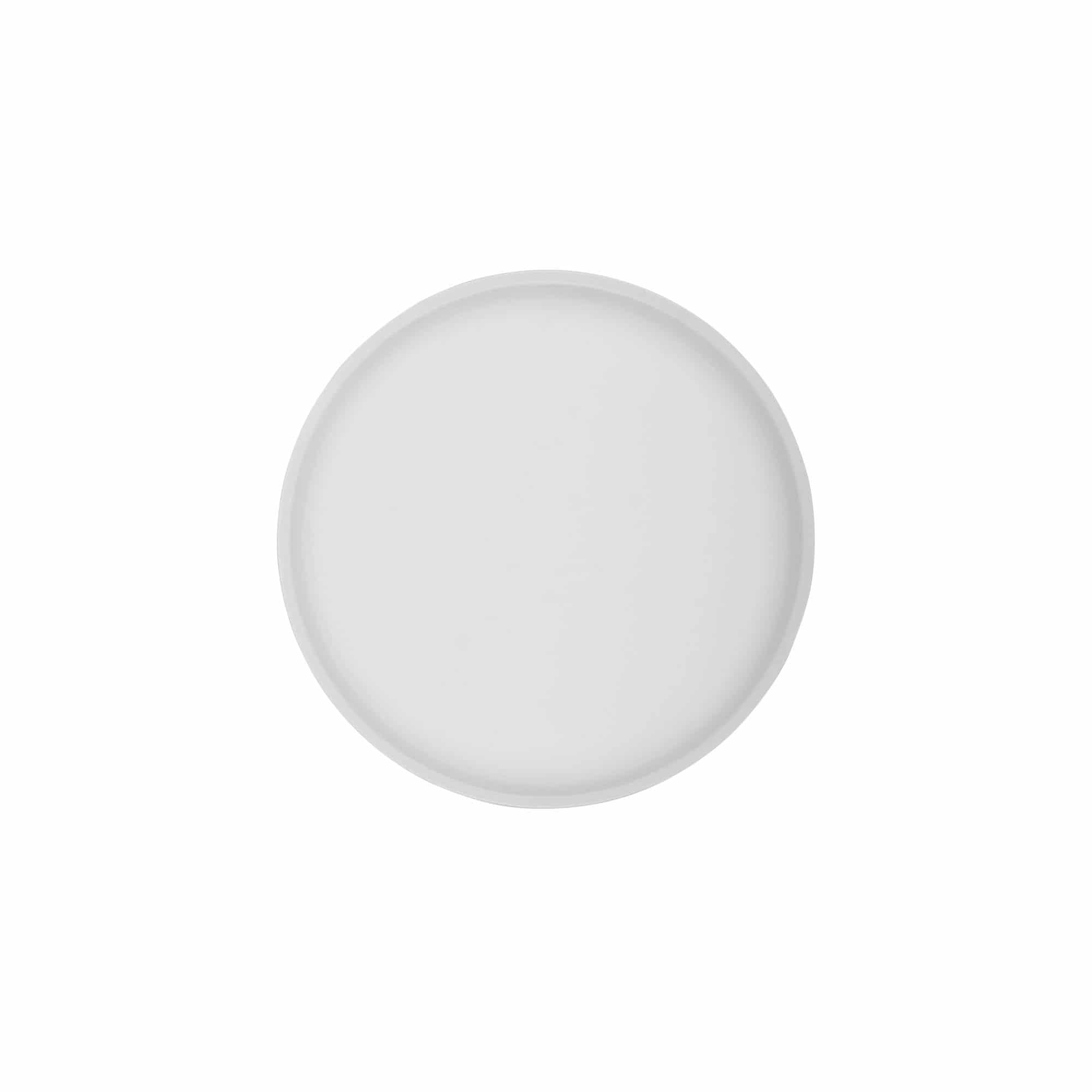 Skrutkovací uzáver „Clear/Platin Edition“, PP plast, biela farba, pre hrdlo: 70/2P