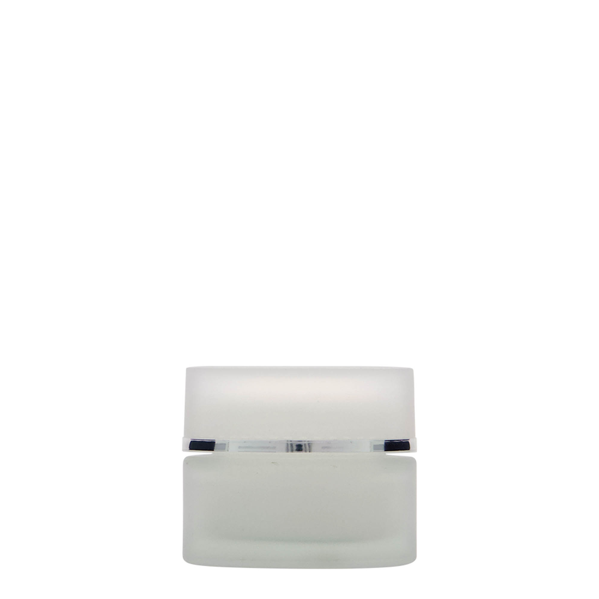 30 ml téglik 'Platin Edition', sklo, matné, hrdlo: skrutkovací uzáver 30 ml téglik 'Platin Edition', sklo, matné, hrdlo: skrutkovací uzáver