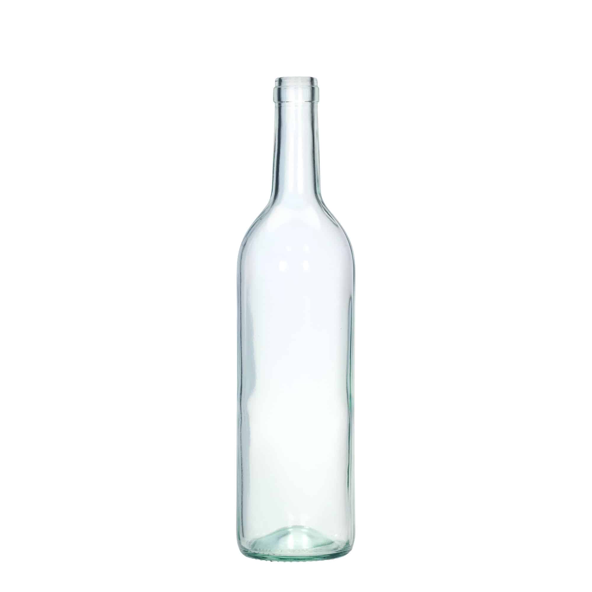 Sklenená fľaša 750 ml 'Bordeaux Tradition', hrdlo: korok Sklenená fľaša 750 ml 'Bordeaux Tradition', hrdlo: korok