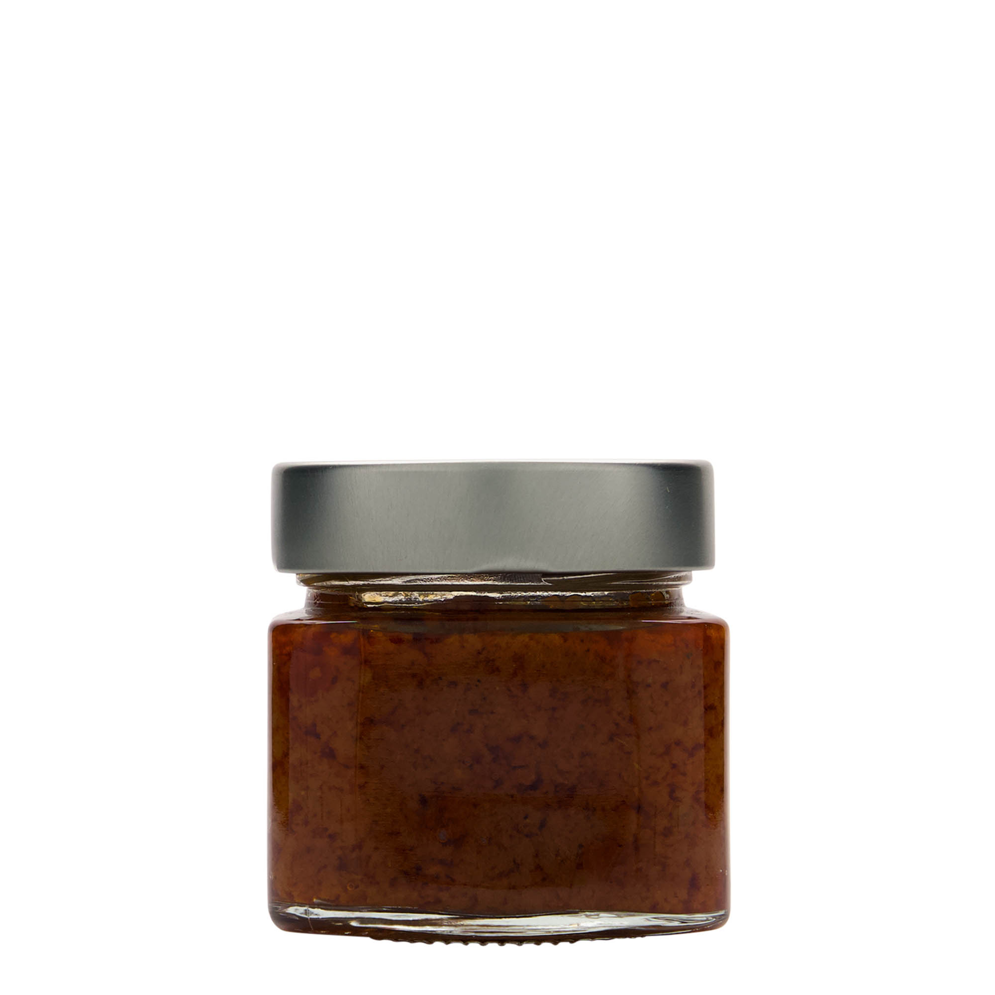 212 ml štvorcová sklenená nádoba 'Kimba', hrdlo: Extra-hlboký Twist-Off (EDTO 70) 212 ml štvorcová sklenená nádoba 'Kimba', hrdlo: Extra-hlboký Twist-Off (EDTO 70)