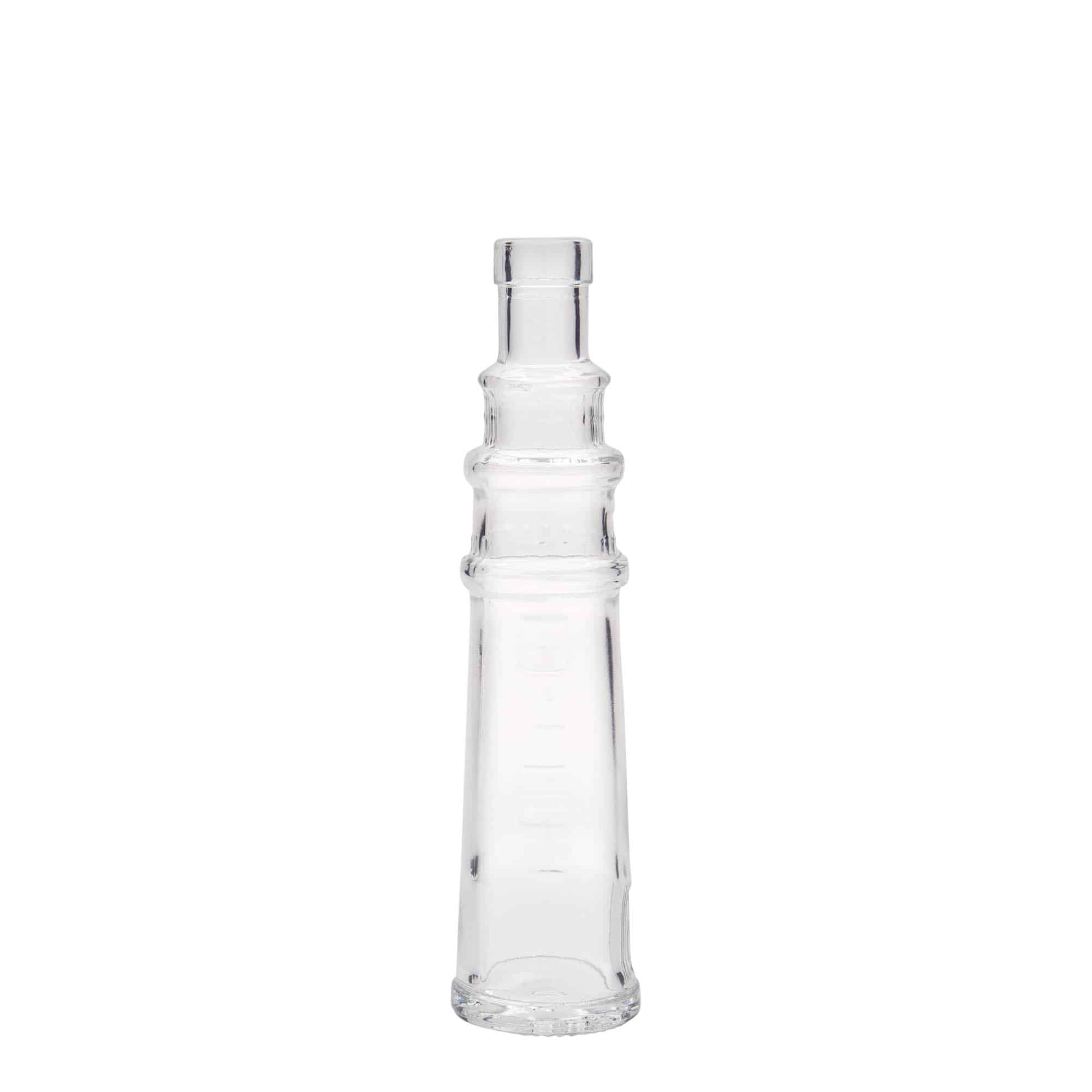 100 ml sklenená fľaša 'Leuchtturm', hrdlo: korok