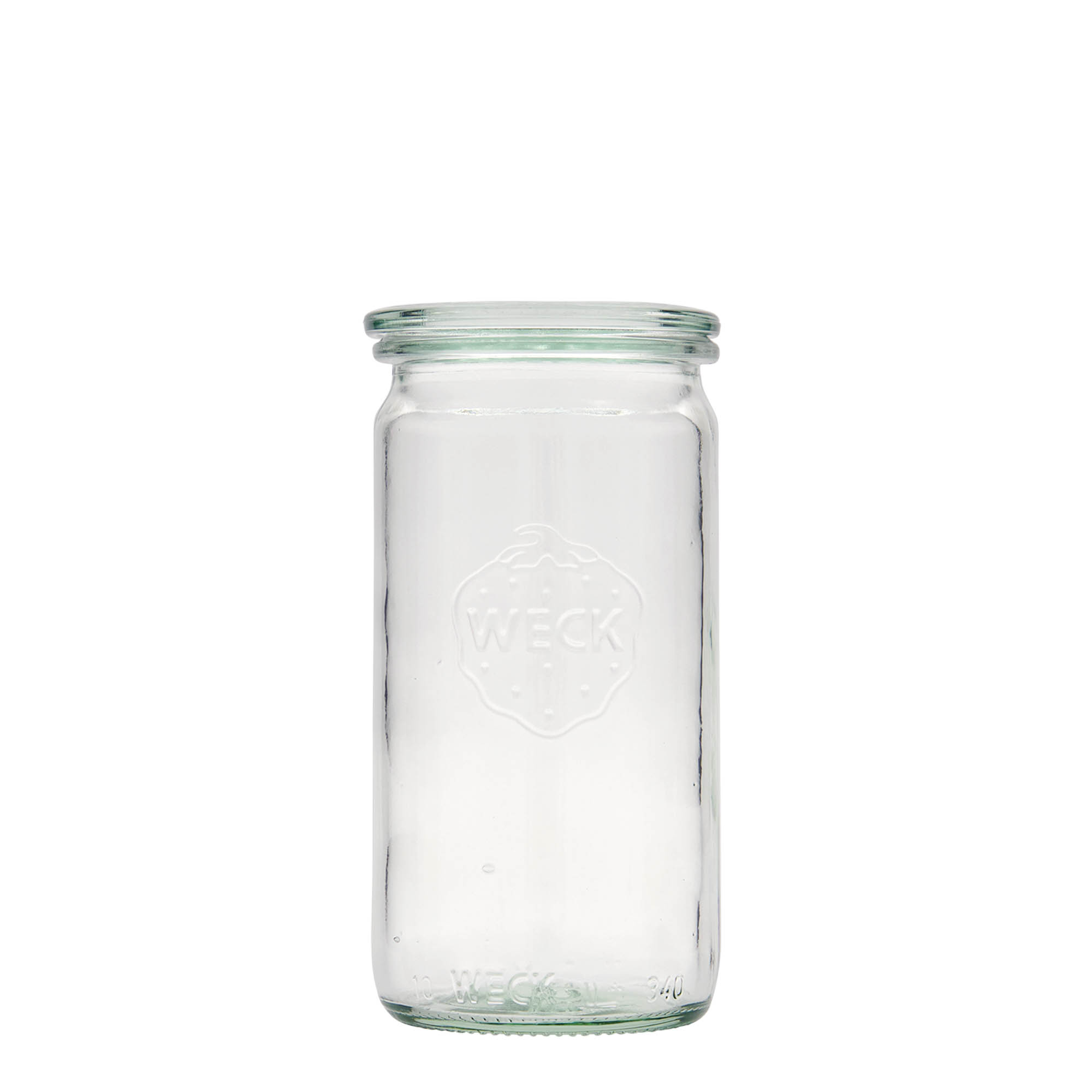 340 ml WECK valcová nádoba, otvor: okrúhly okraj