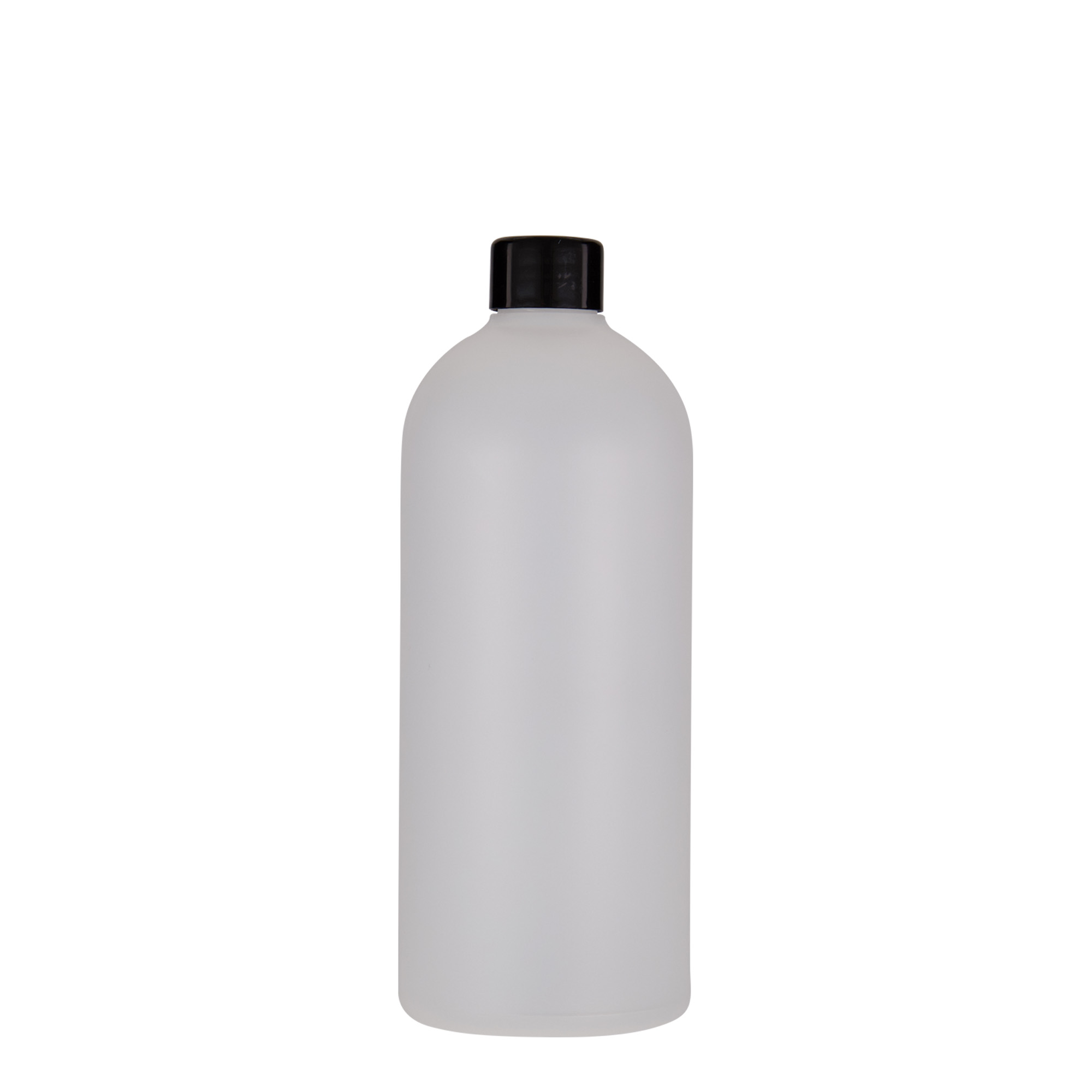 500 ml plastová fľaša „Tuffy“, HDPE, prírodná farba, hrdlo: GPI 24/410