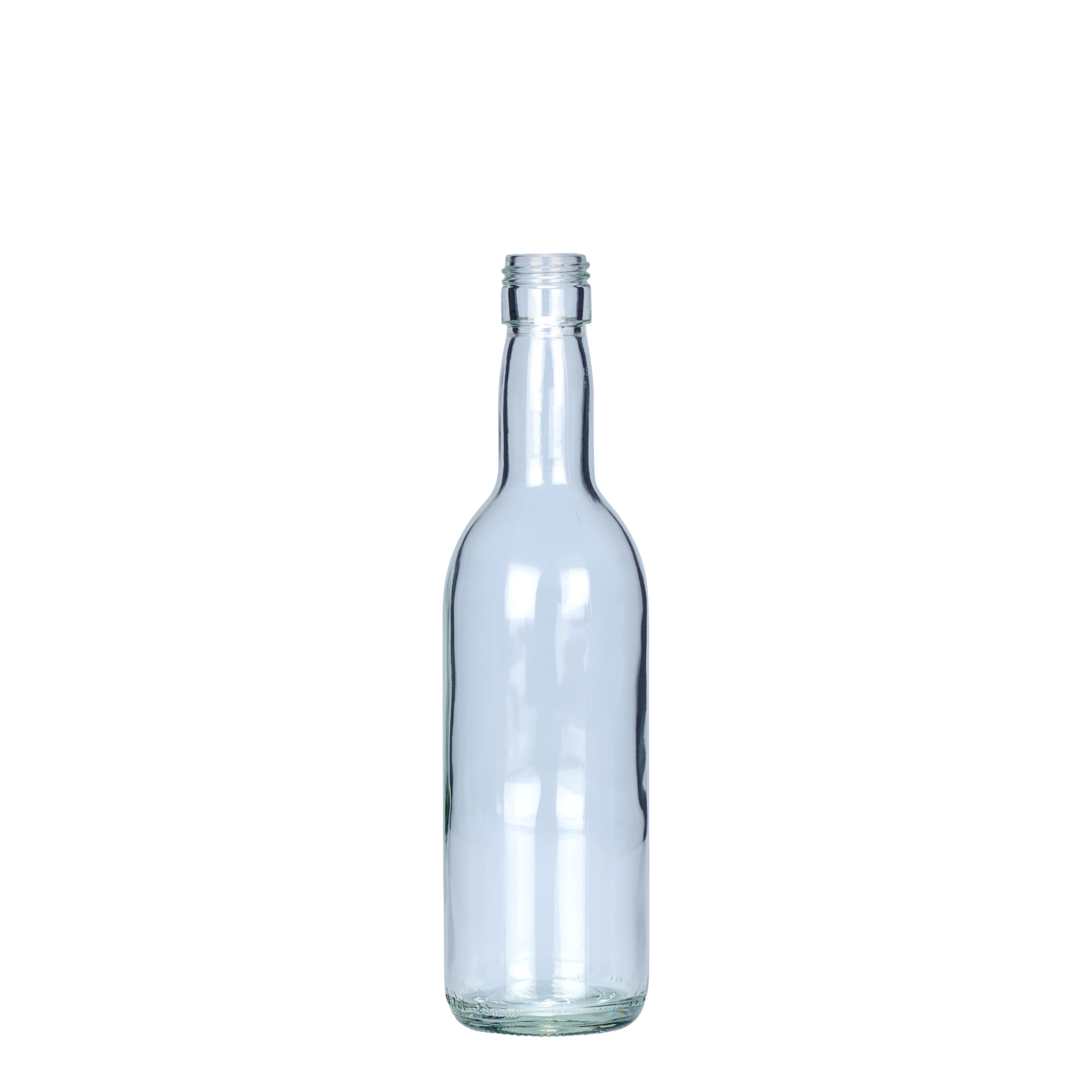 187 ml sklenená fľaša 'Bordeaux Airline', hrdlo: PP 22