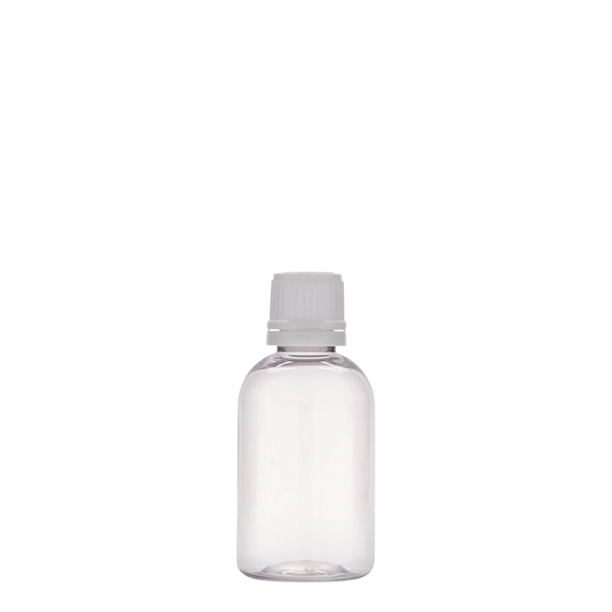 50 ml PET lekárska fľaša 'Easy Living', plast, hrdlo: DIN 18