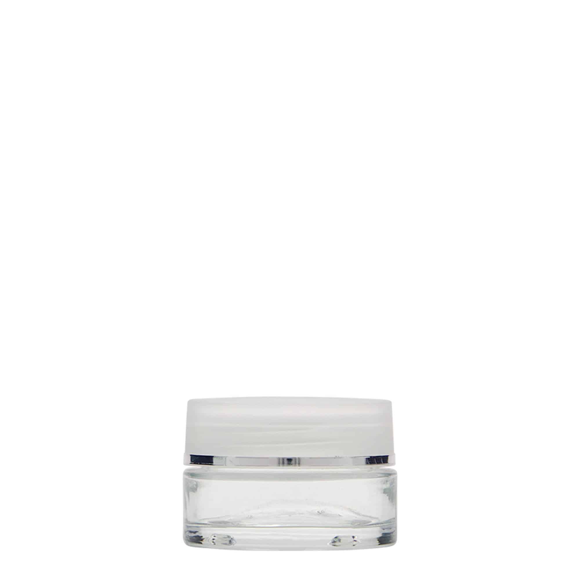 15 ml téglik „Clear Edition“, sklený, hrdlo: skrutkovací uzáver