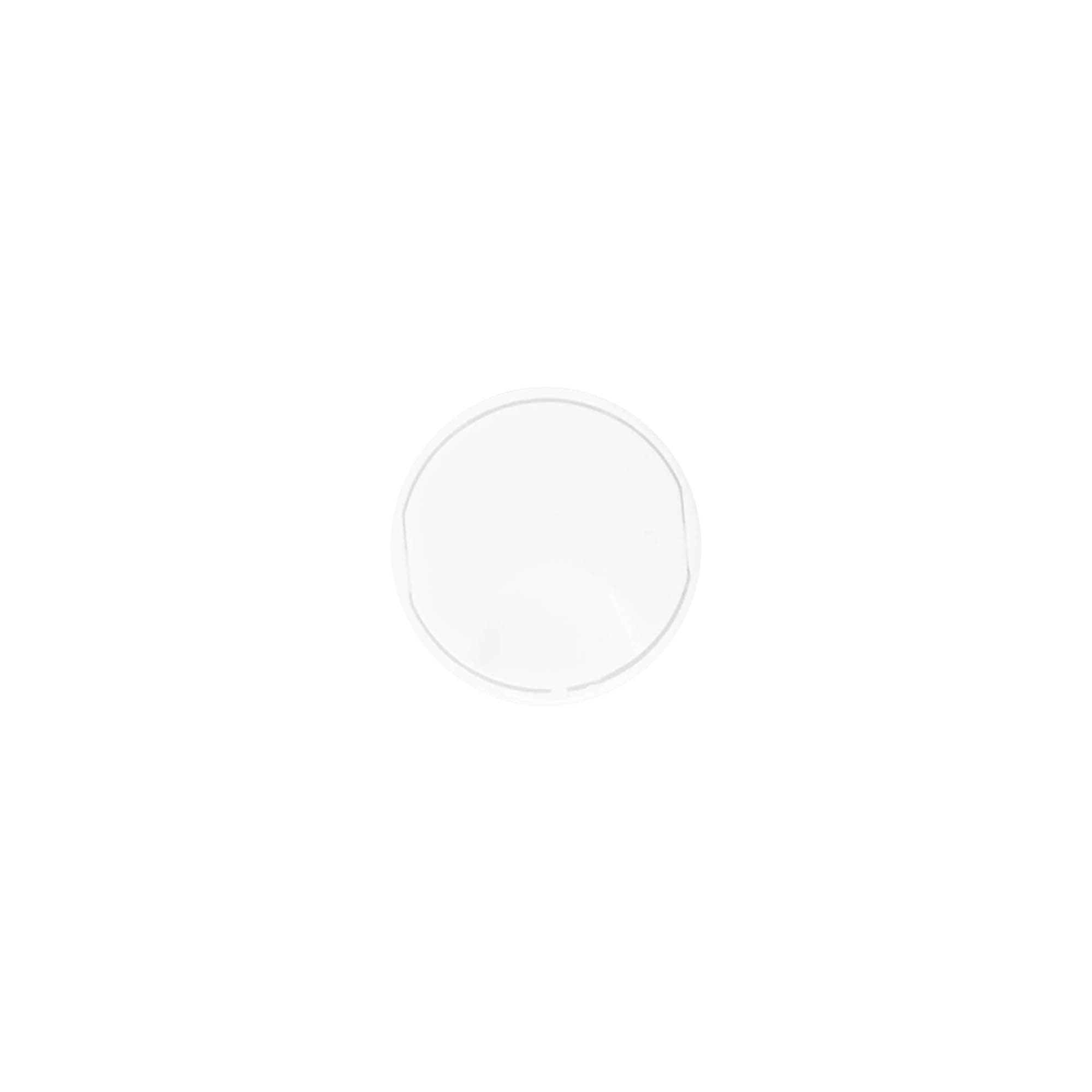 Skrutkovací uzáver Disc Top, PP-plast, biely, pre hrdlo: 20/410