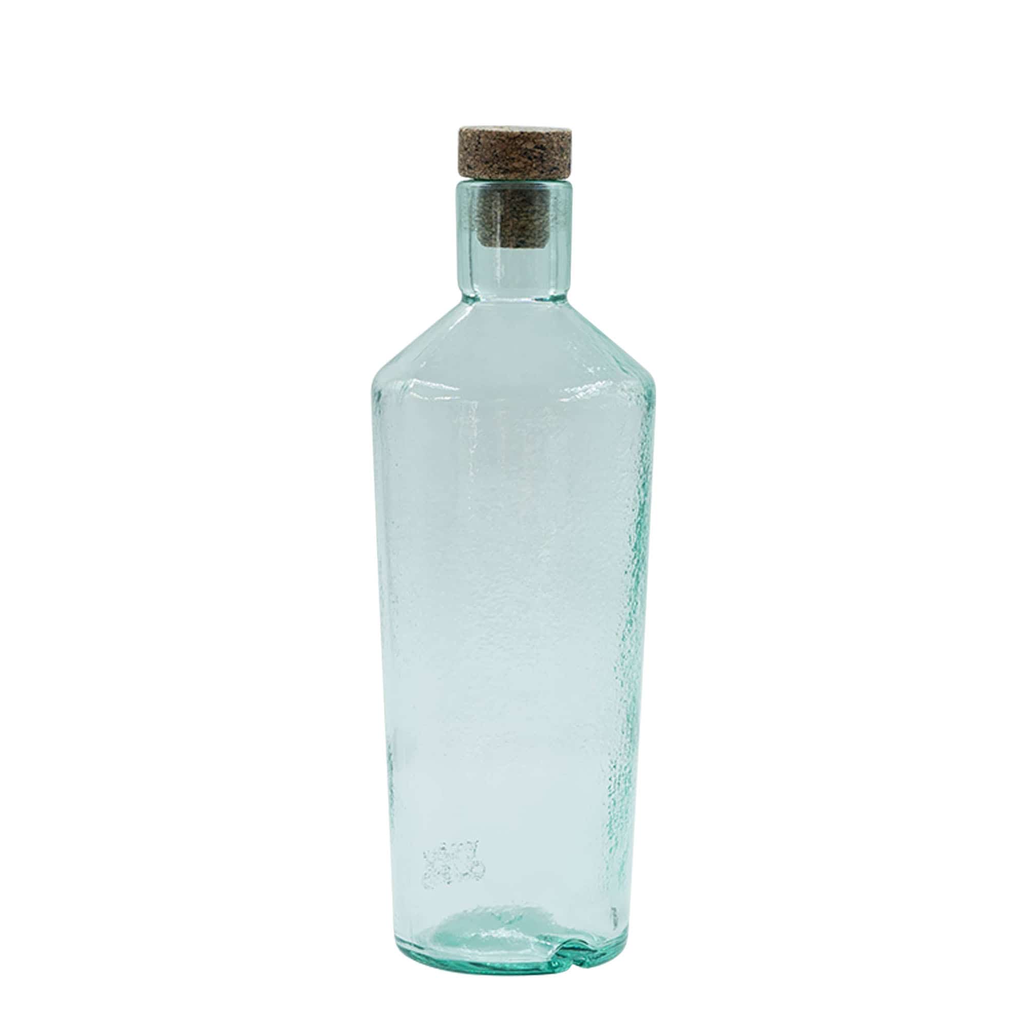 700 ml Wildly Crafted sklená fľaša „Primal“, hnedá farba, hrdlo: korok