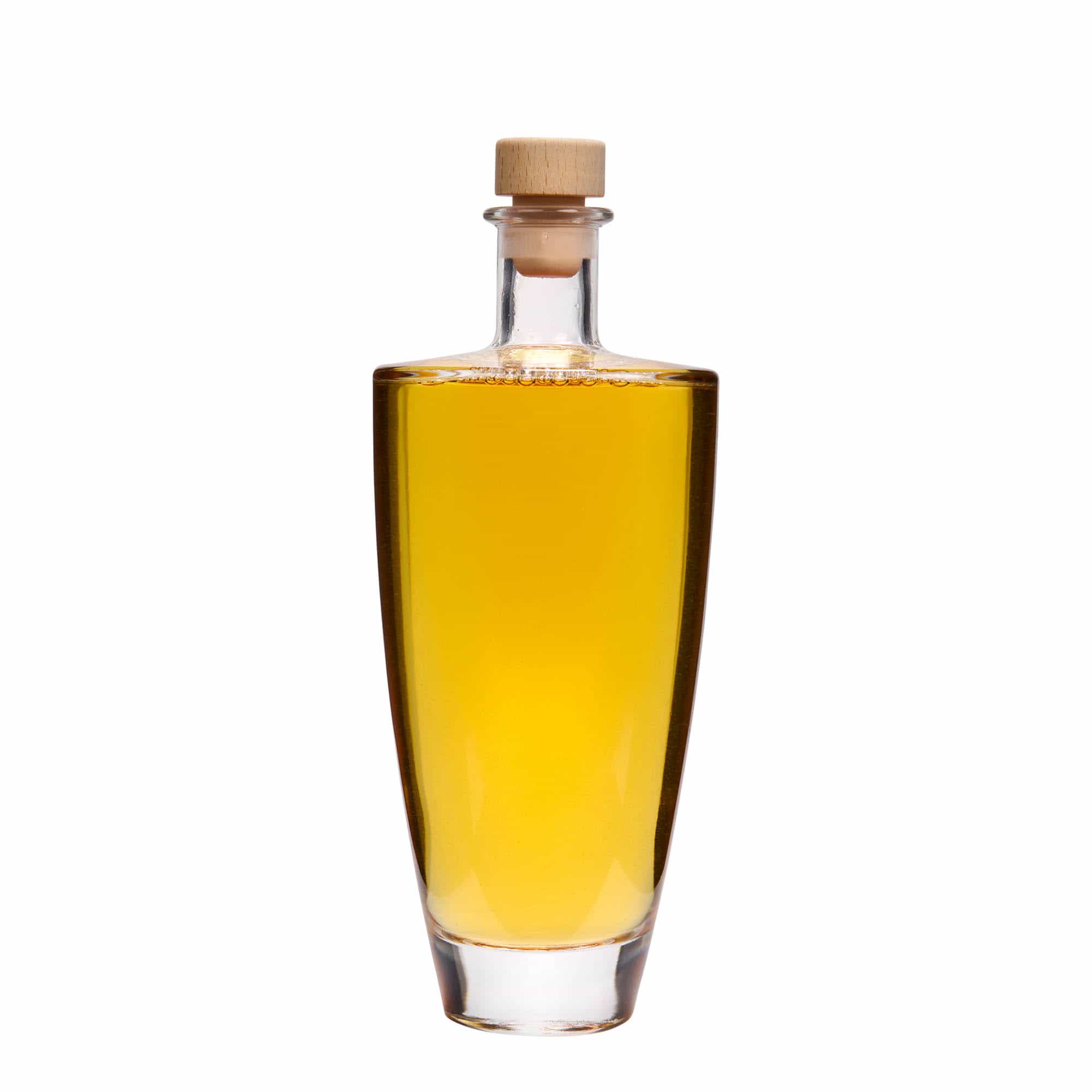 500 ml sklená fľaša „Vanessa“, oválna, hrdlo: korok