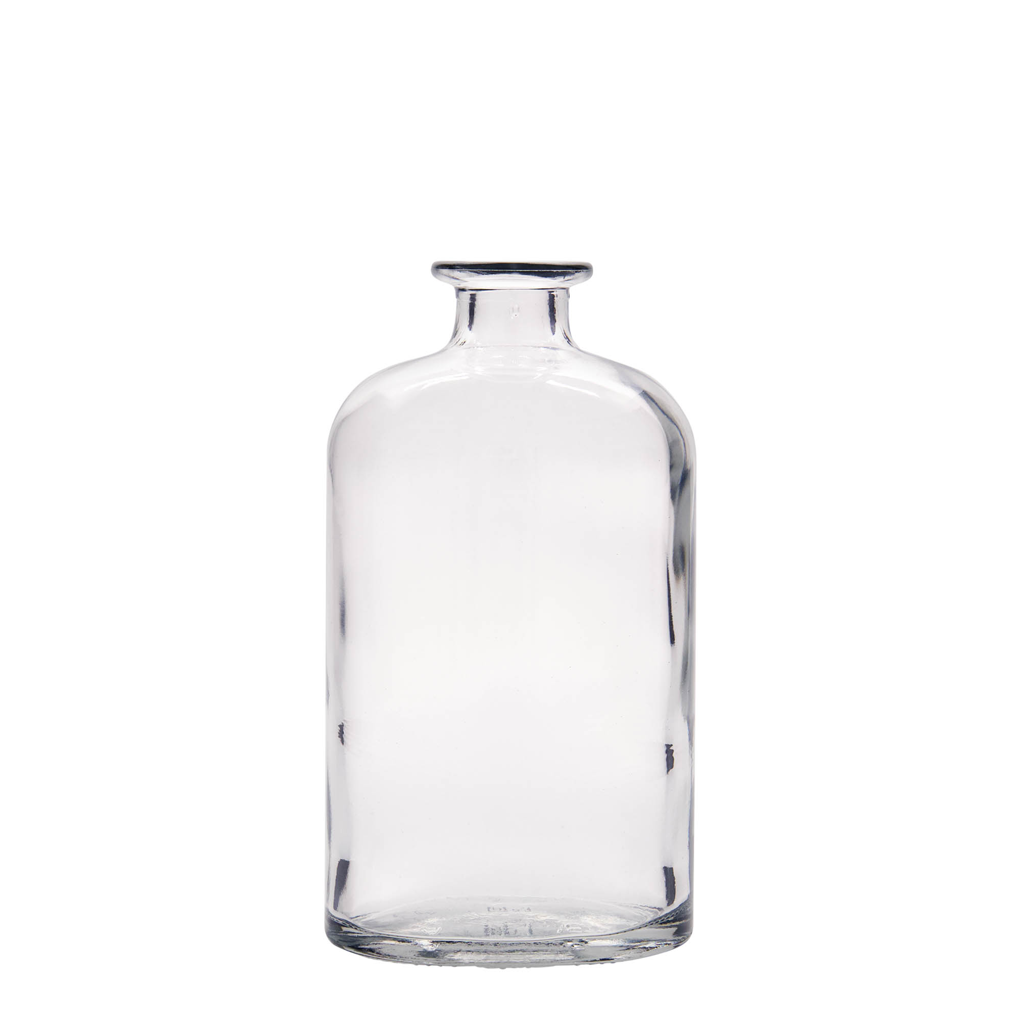 500 ml sklenená fľaša 'Dundee', oválna, hrdlo: korok