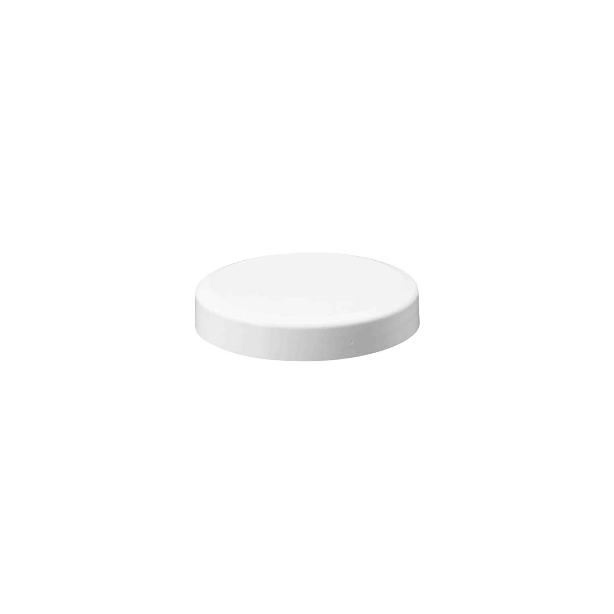 Skrutkovací uzáver „White Line“ 60 ml, PP plast, biela farba