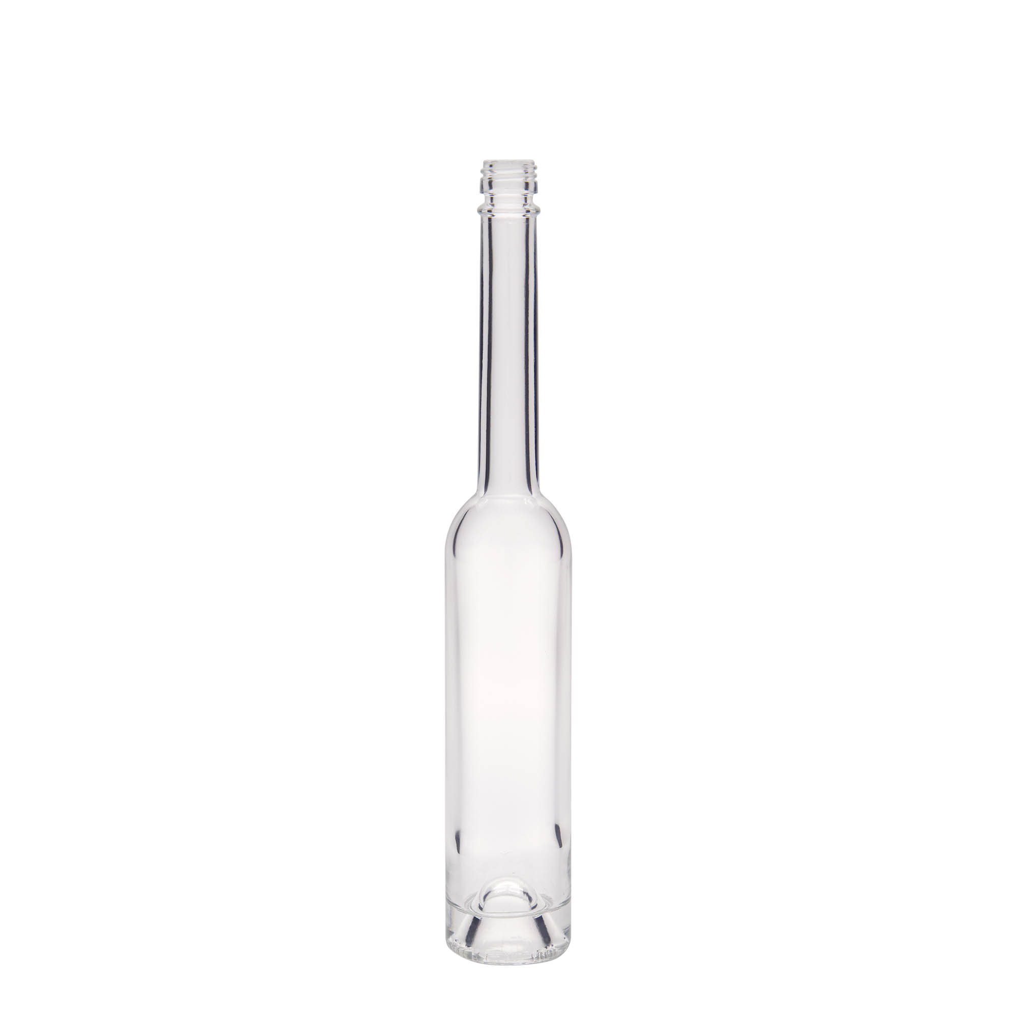 100 ml sklenená fľaša 'Platina', hrdlo: PP 18 100 ml sklenená fľaša 'Platina', hrdlo: PP 18