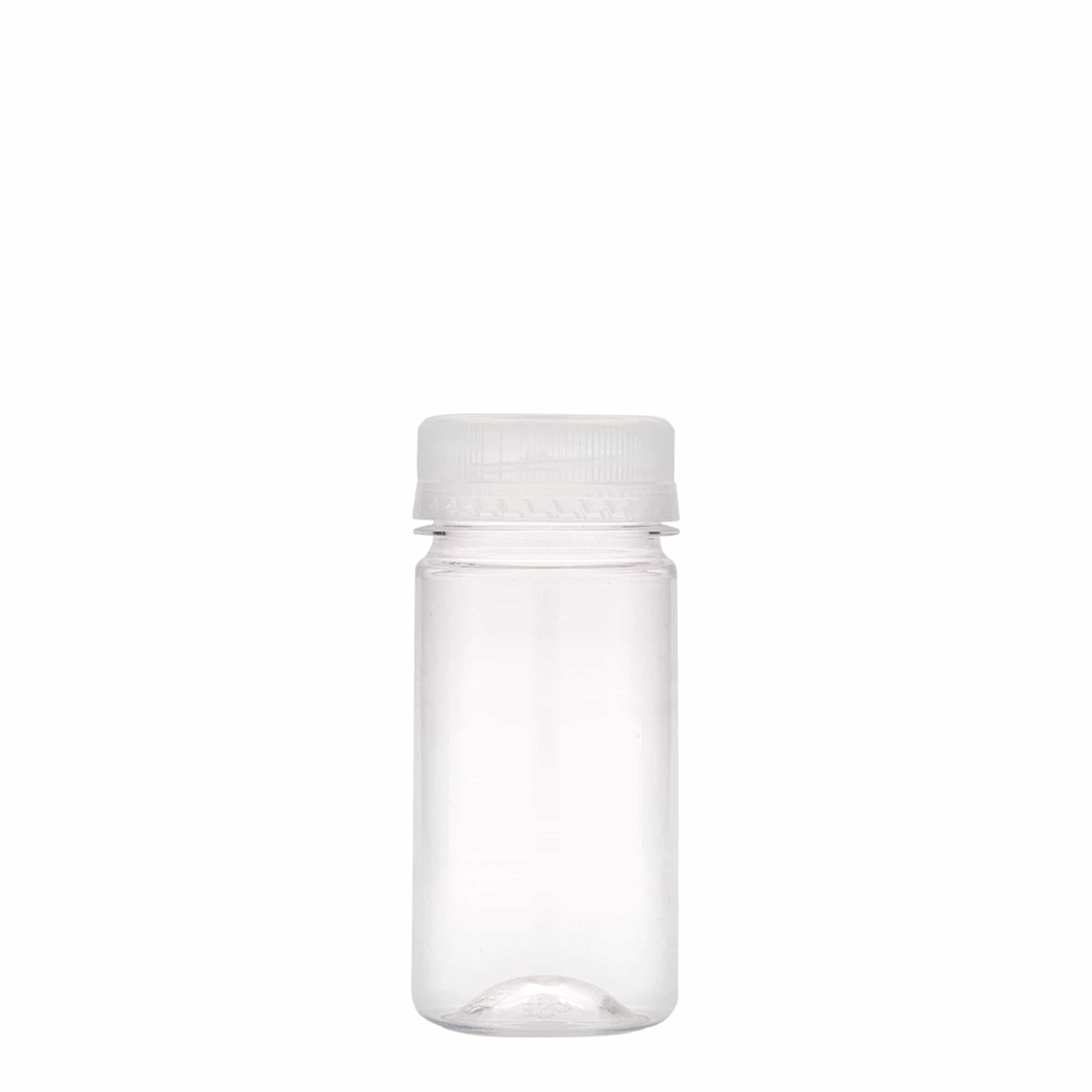100 ml PET fľaša 'Everytime', plast, hrdlo: 38 mm 100 ml PET fľaša 'Everytime', plast, hrdlo: 38 mm