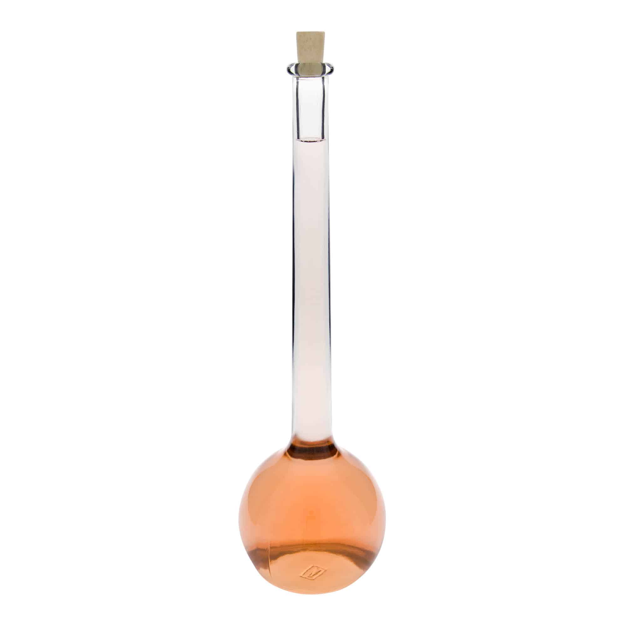 1 500 ml sklenená fľaša 'Tulipano', hrdlo: korok 1 500 ml sklenená fľaša 'Tulipano', hrdlo: korok