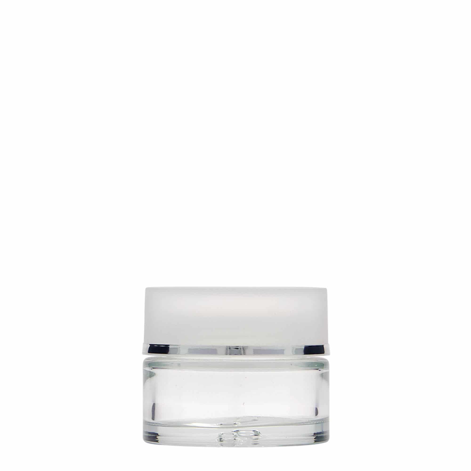30 ml téglik „Clear Edition“, sklený, hrdlo: skrutkovací uzáver