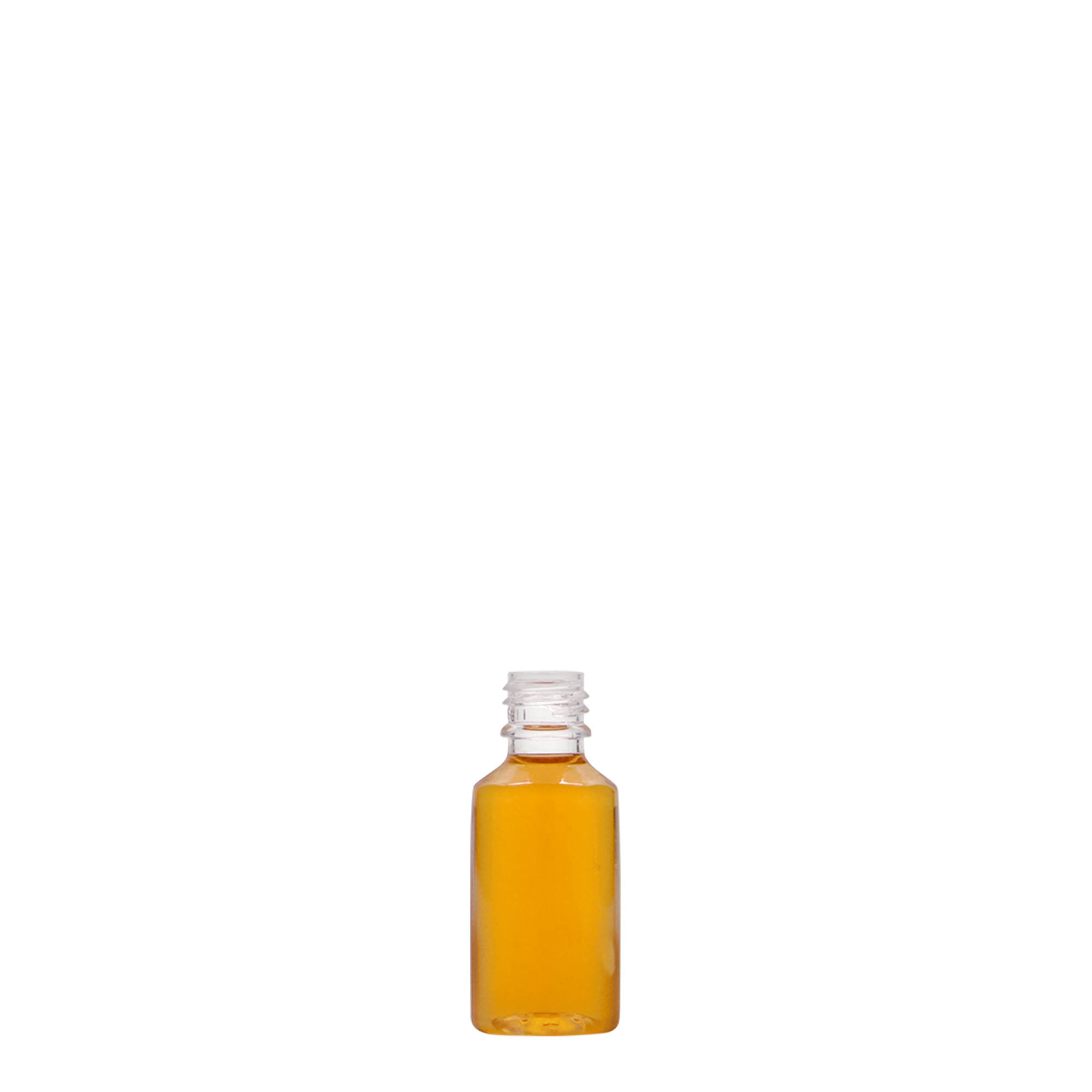 10 ml PET fľaša „E-Liquid“ s poistkou kvality a proti deťom, plast, hrdlo: závitové uzáver