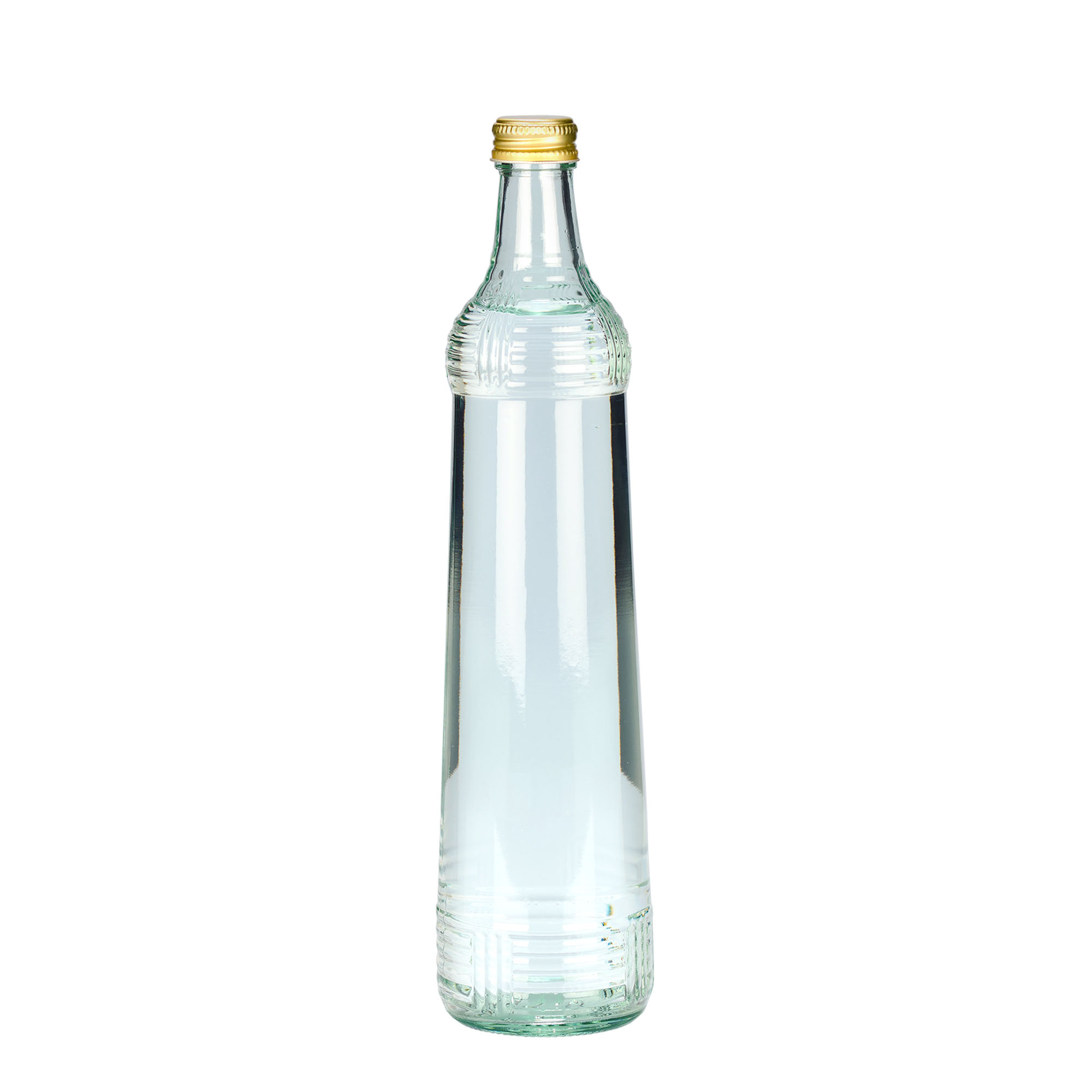 700 ml sklenená fľaša vodka Zwiebelturm, hrdlo: PP 28