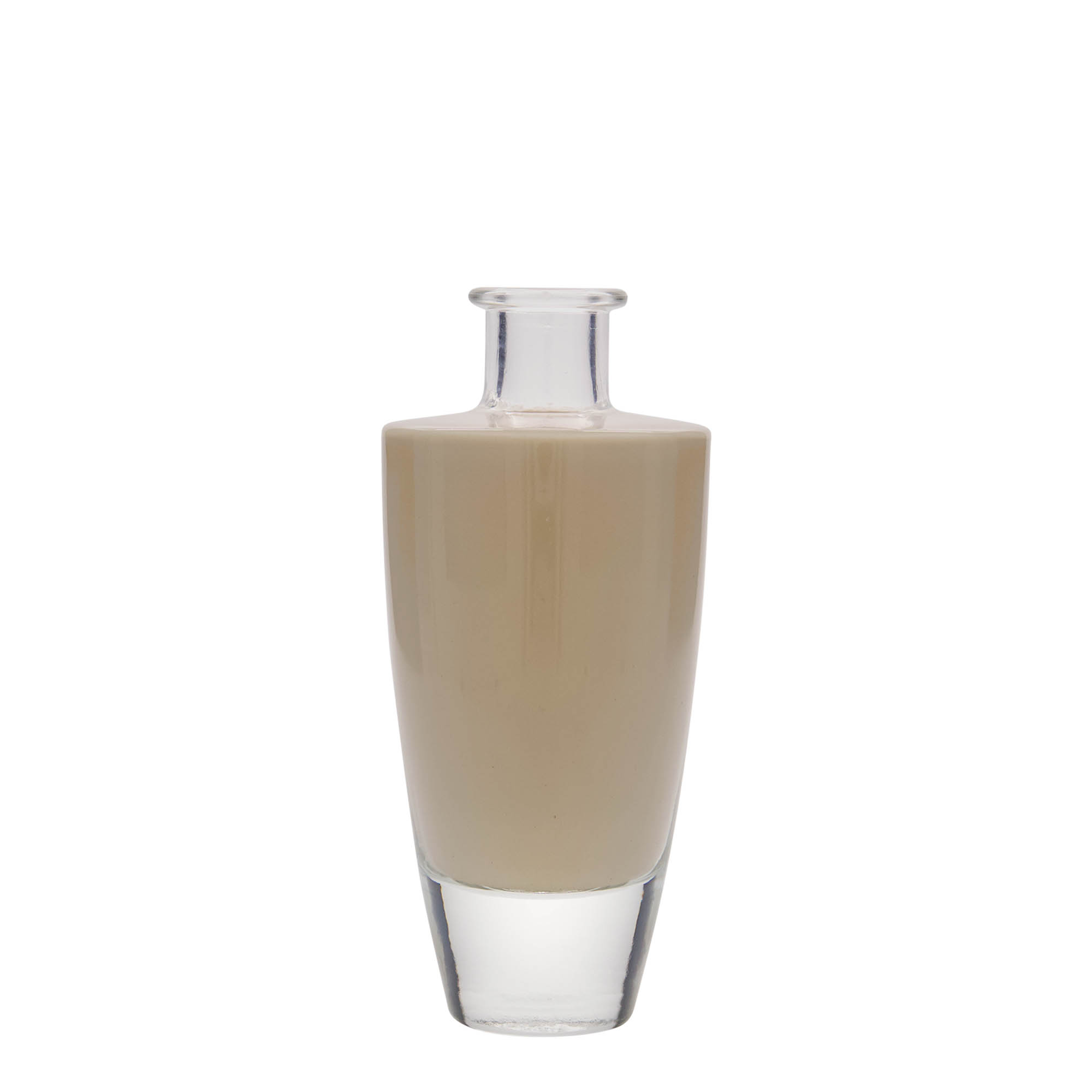 200 ml sklenená fľaša 'Vanessa', oválna, hrdlo: korok