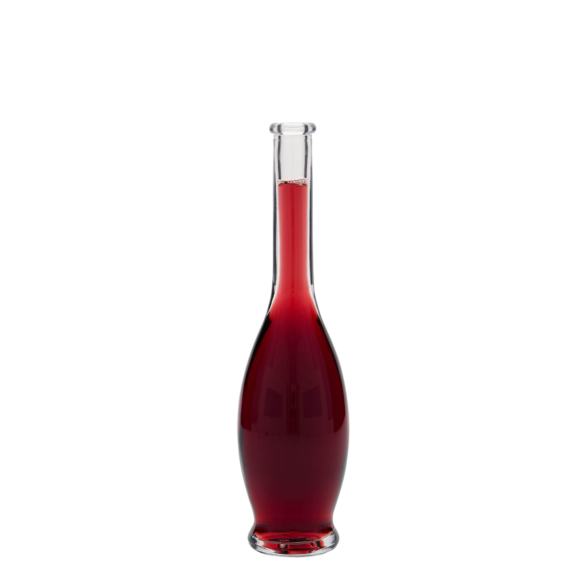 100 ml sklenená fľaša 'Gina', hrdlo: korok 100 ml sklenená fľaša 'Gina', hrdlo: korok