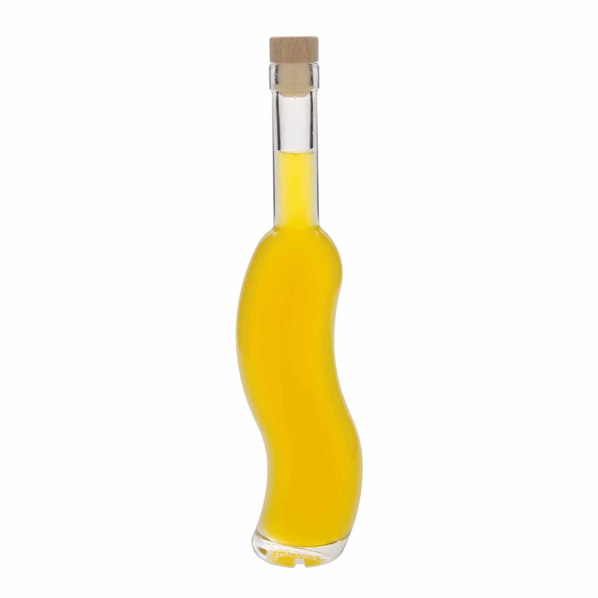 350 ml sklená fľaša „La-Ola“, polguľová, hrdlo: korok
