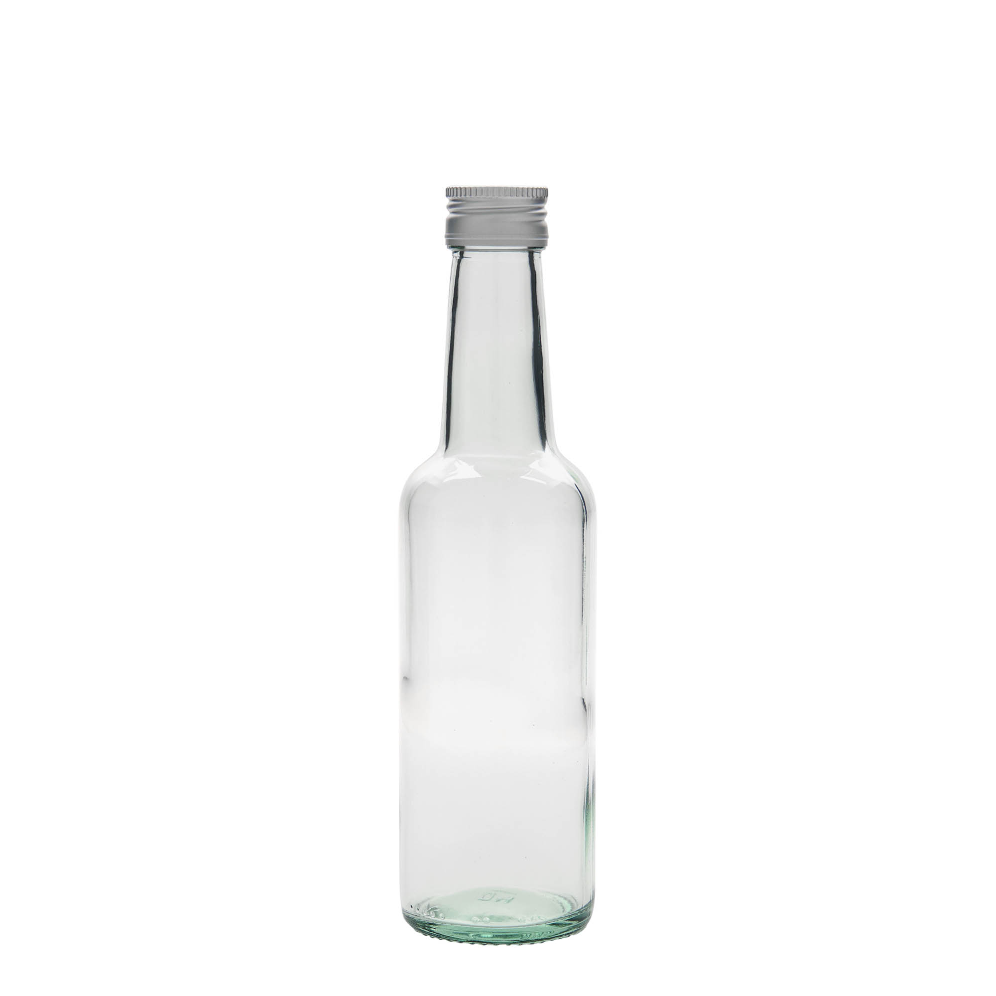 250 ml sklenená fľaša s rovnakým hrdlom, hrdlo: PP 28