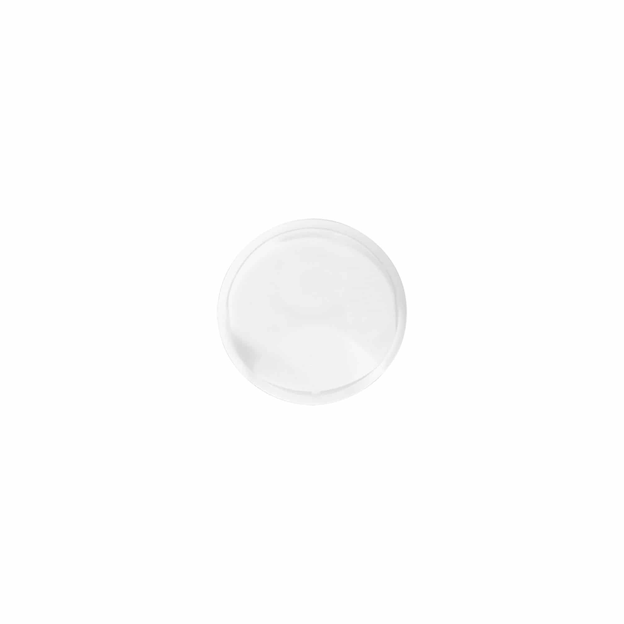 Skrutkovací uzáver Disc Top, PP plast, biela farba, pre hrdlo: 24/410