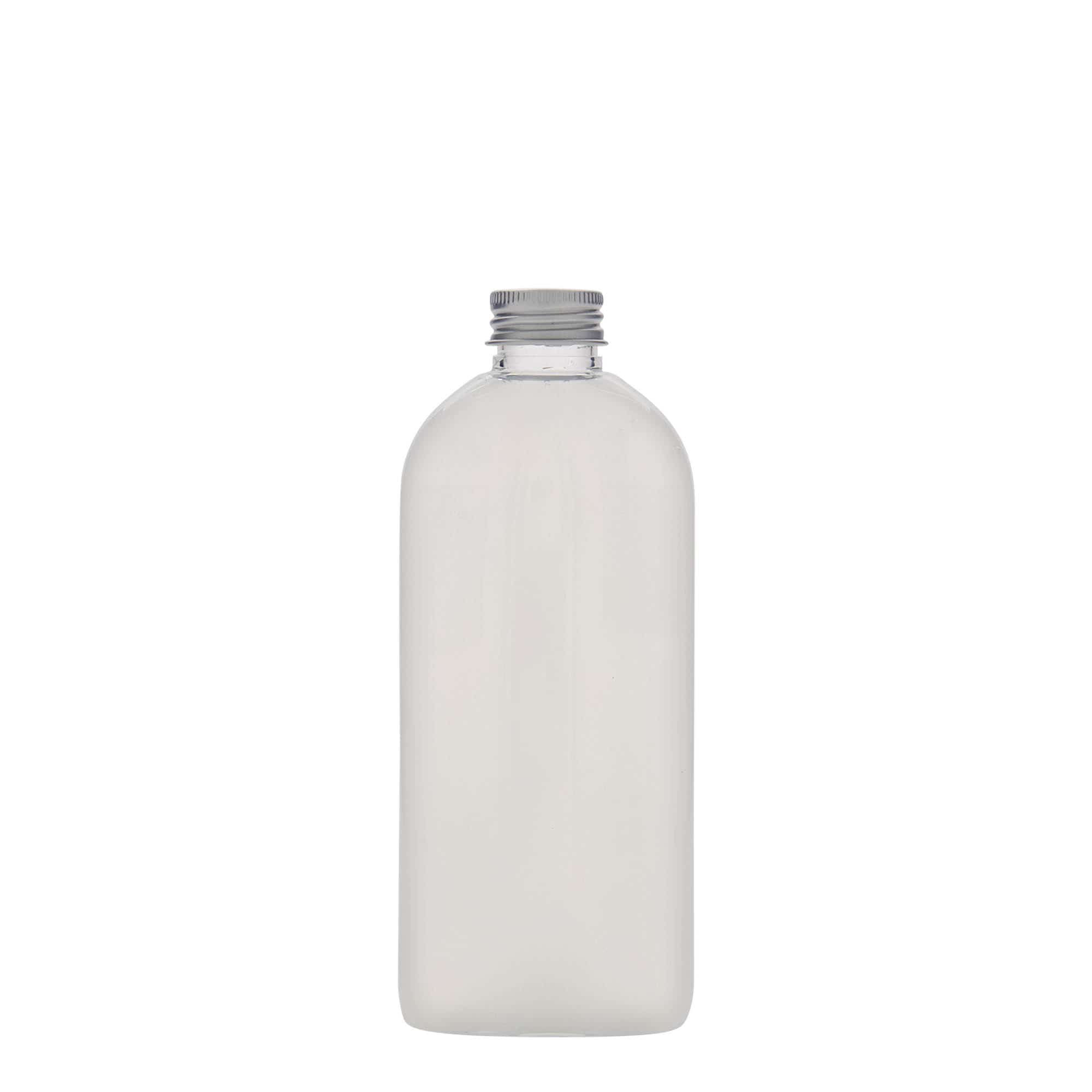 250 ml PET fľaša 'Iris', oválna, plast, hrdlo: 24/410