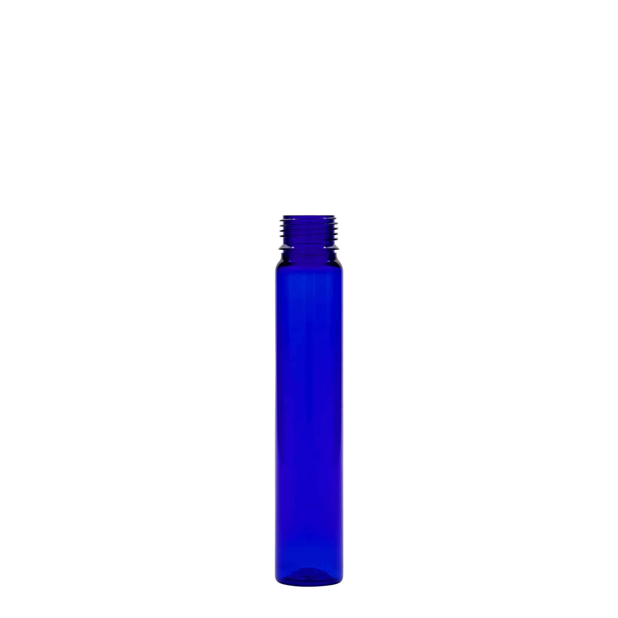 25 ml PET skúmavka, plast, kráľovská modrá, hrdlo: skrutkovací uzáver