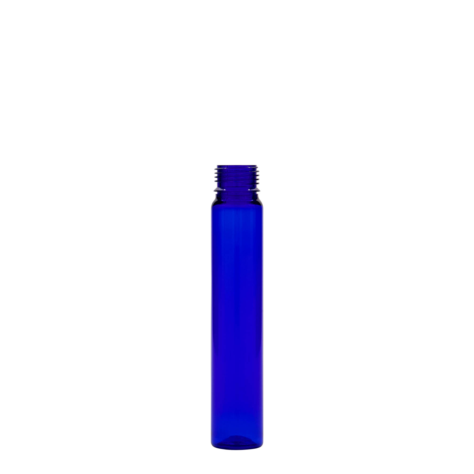 25 ml PET skúmavka, plast, kráľovská modrá, hrdlo: skrutkovací uzáver