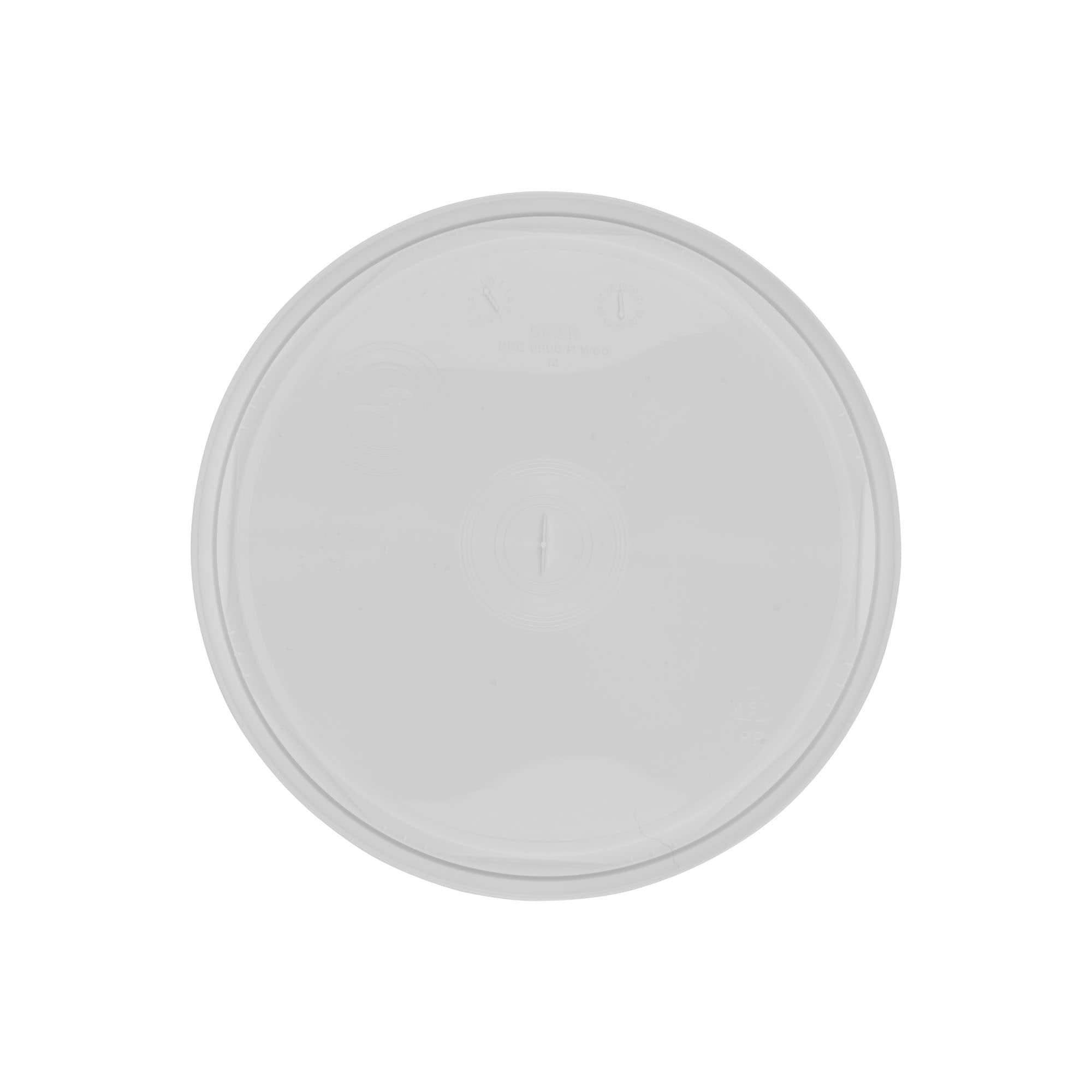 Veko pre 5 – 6 l vedierko, PP plast, biela farba