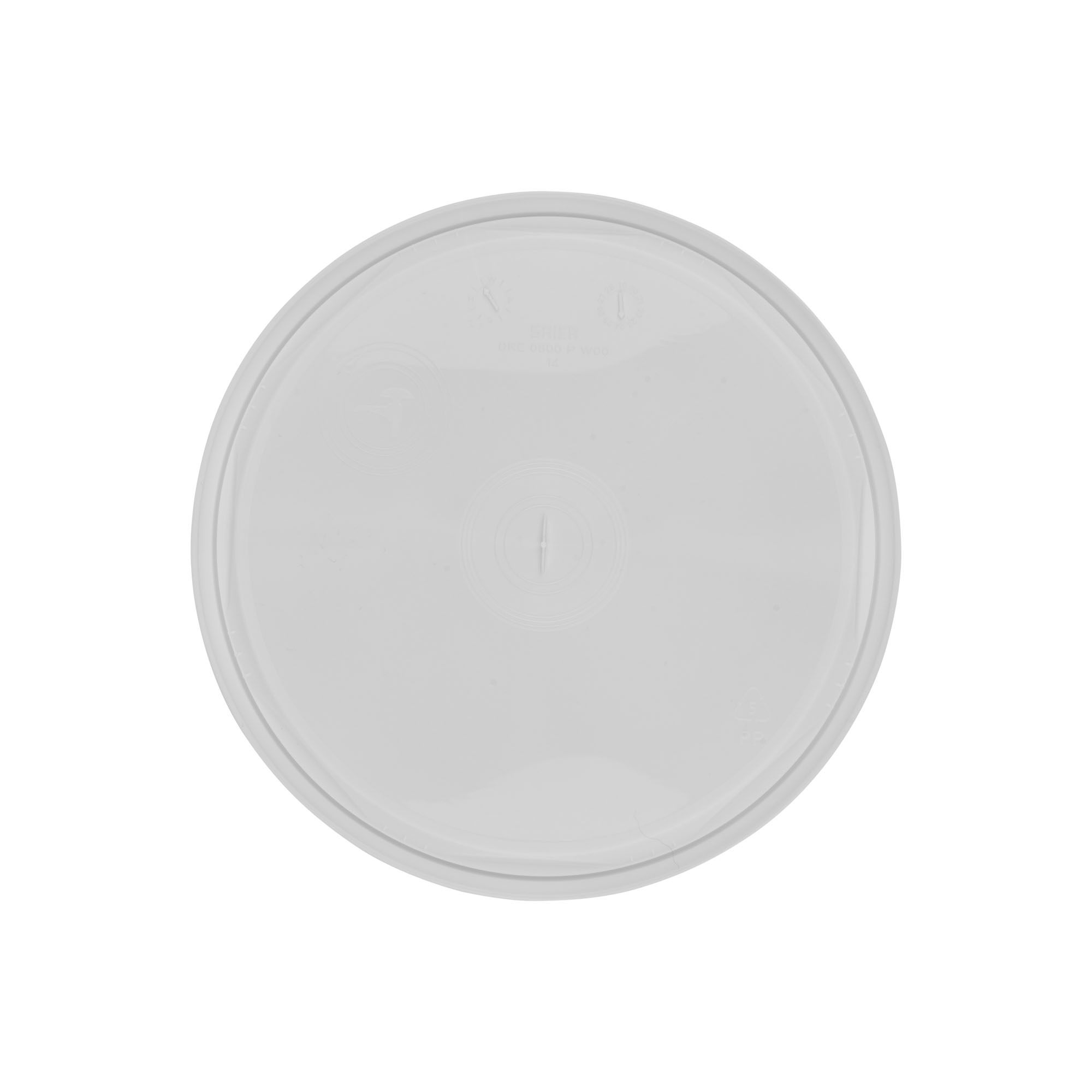 Veko pre 5 – 6 l vedierko, PP plast, biela farba