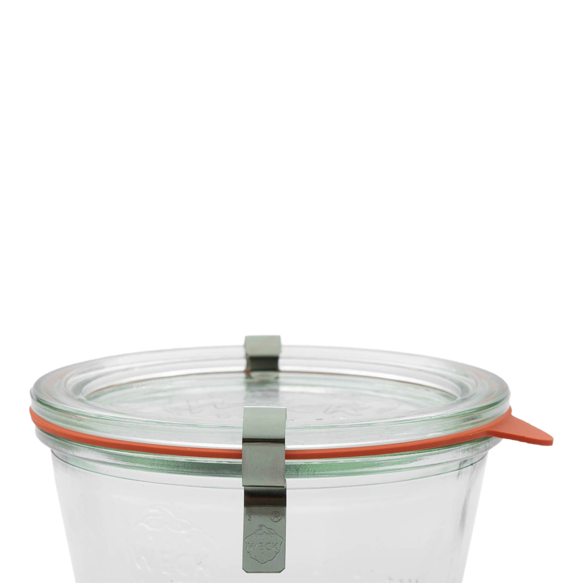 WECK-spona #, nerezová oceľ, strieborná