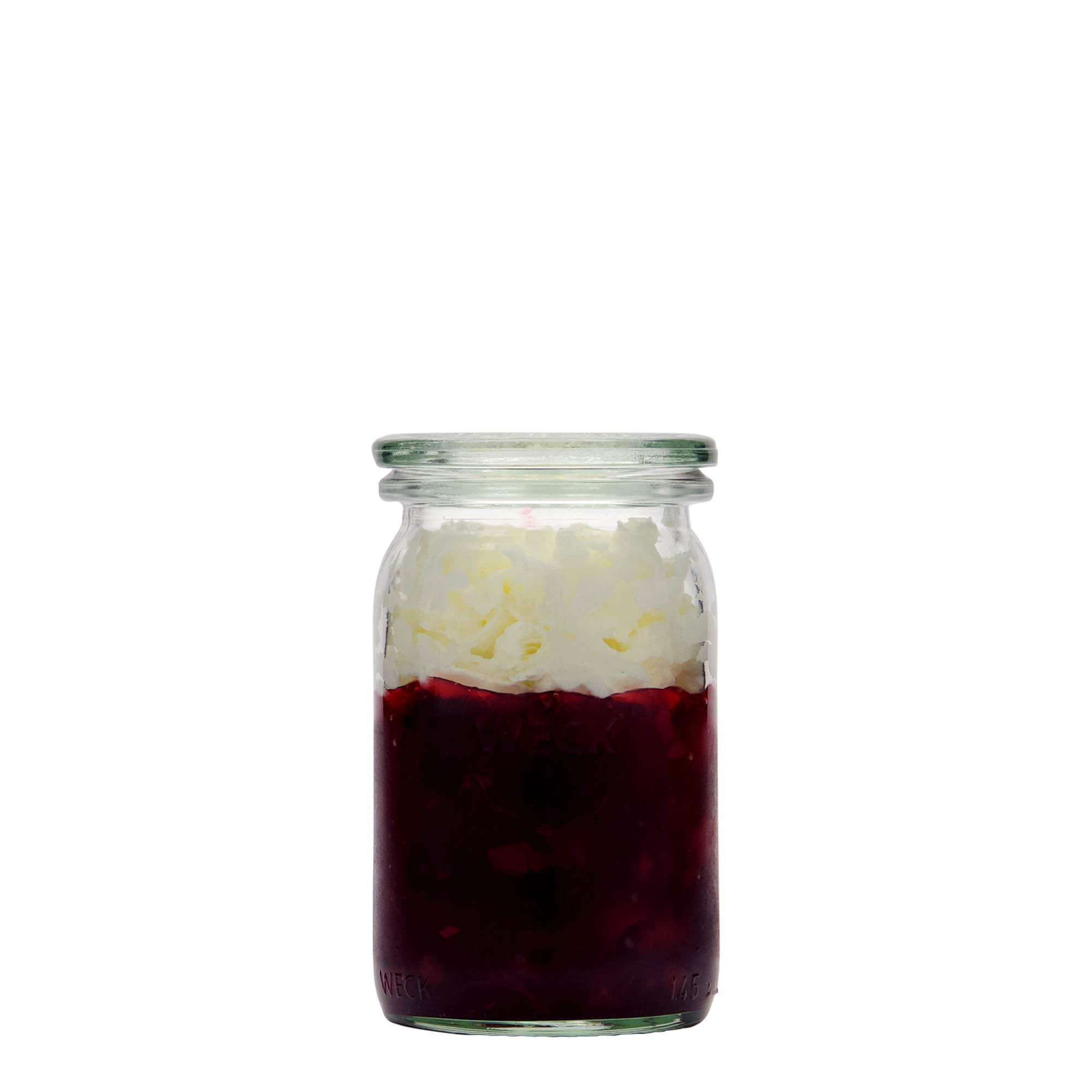 145 ml WECK valcová nádoba, otvor: okrúhly okraj