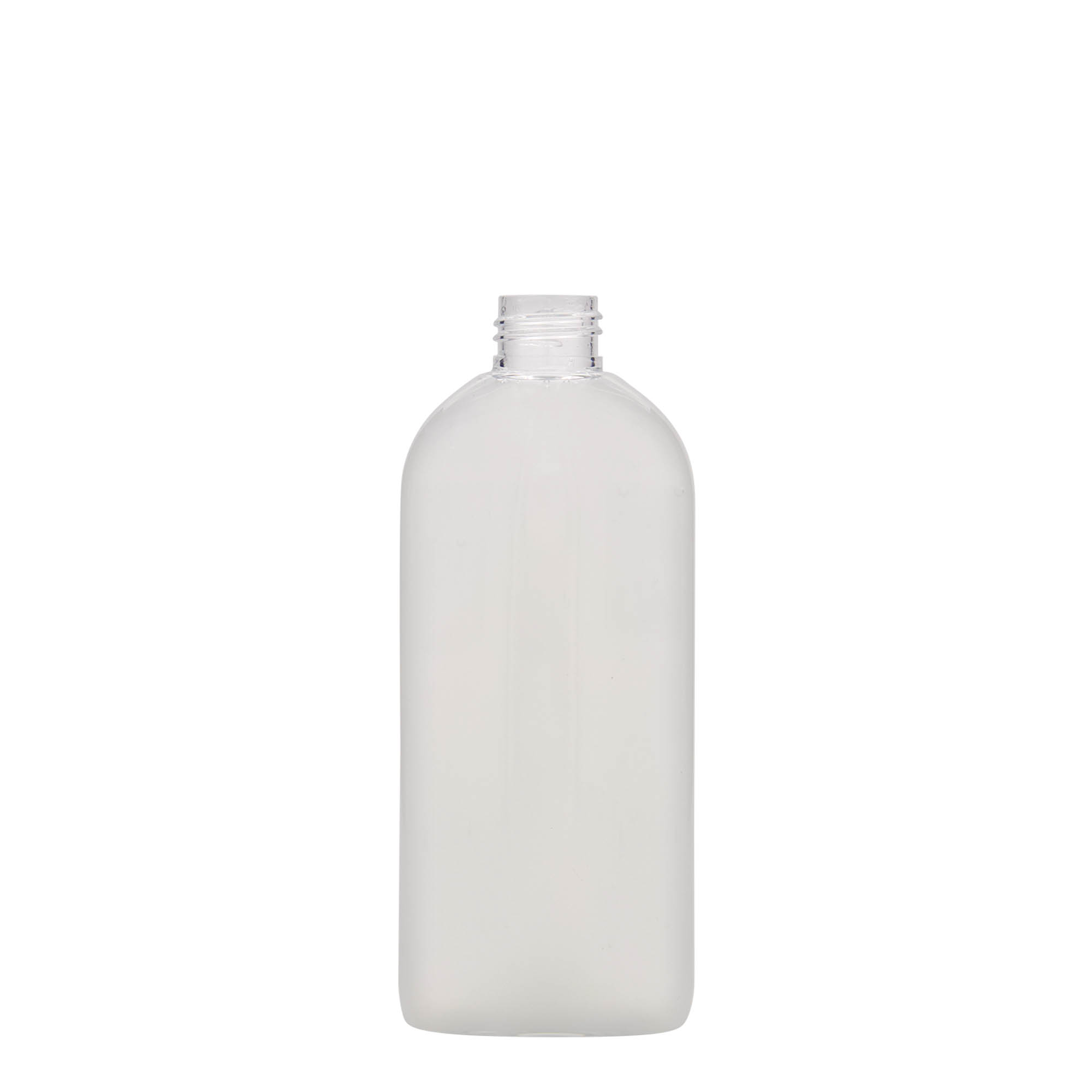 250 ml PET fľaša 'Iris', oválna, plast, hrdlo: 24/410