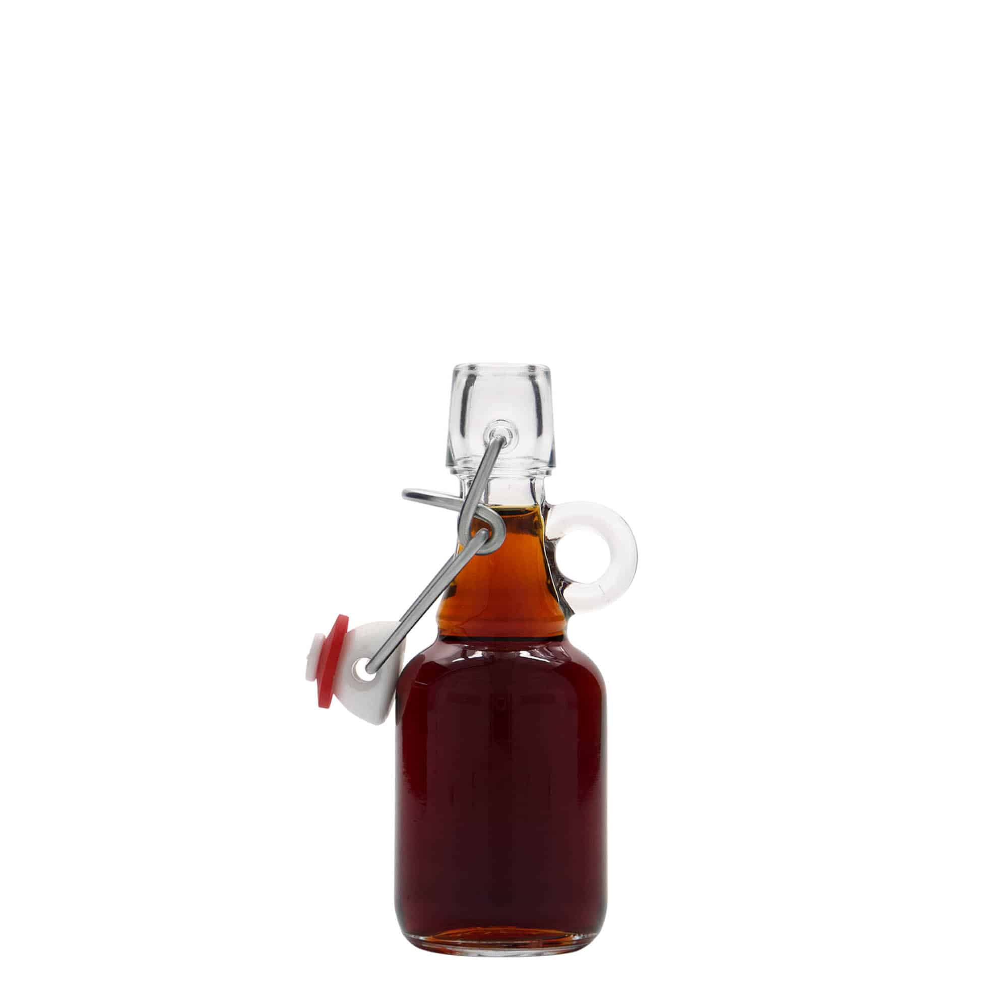 40 ml sklenená fľaša 'Santos', hrdlo: uzáver s pákou