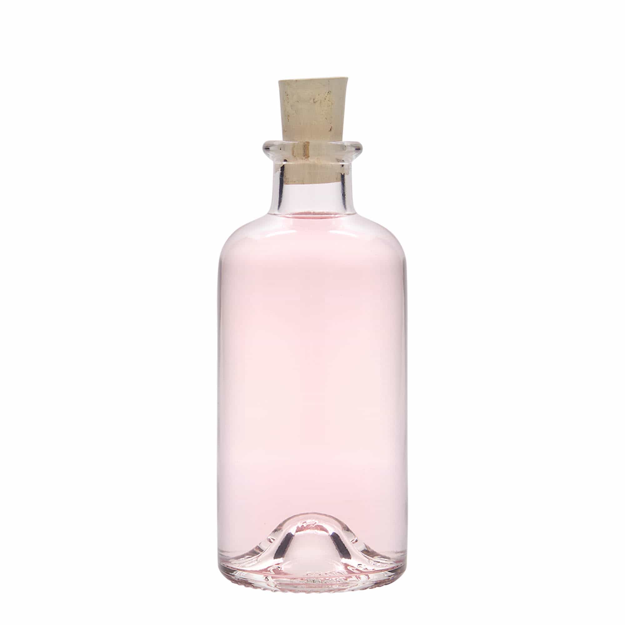 200 ml sklená fľaša lekárnická, hrdlo: korok