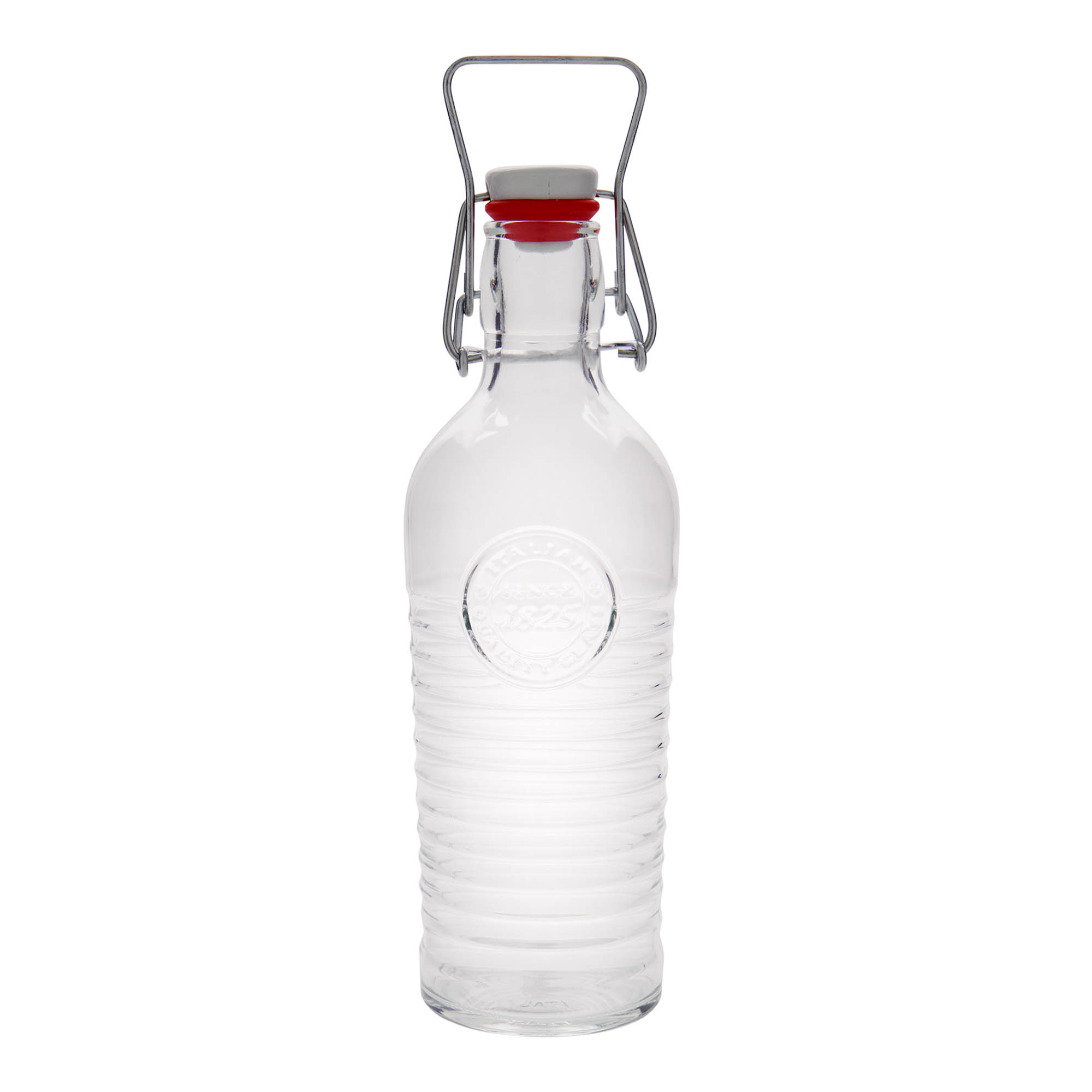 750 ml sklenená fľaša 'Officina 1825', hrdlo: pákové uzáver