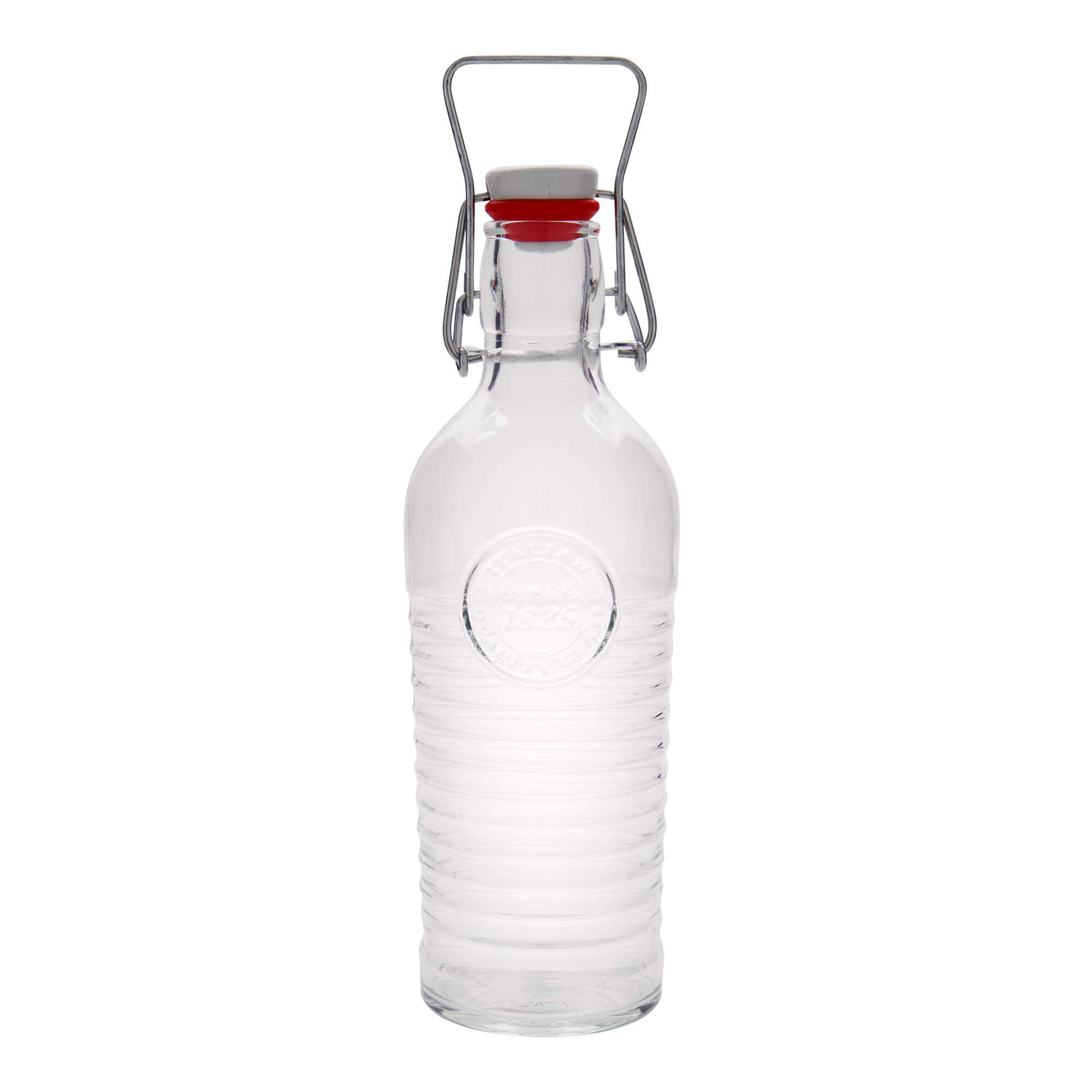750 ml sklenená fľaša 'Officina 1825', hrdlo: pákové uzáver