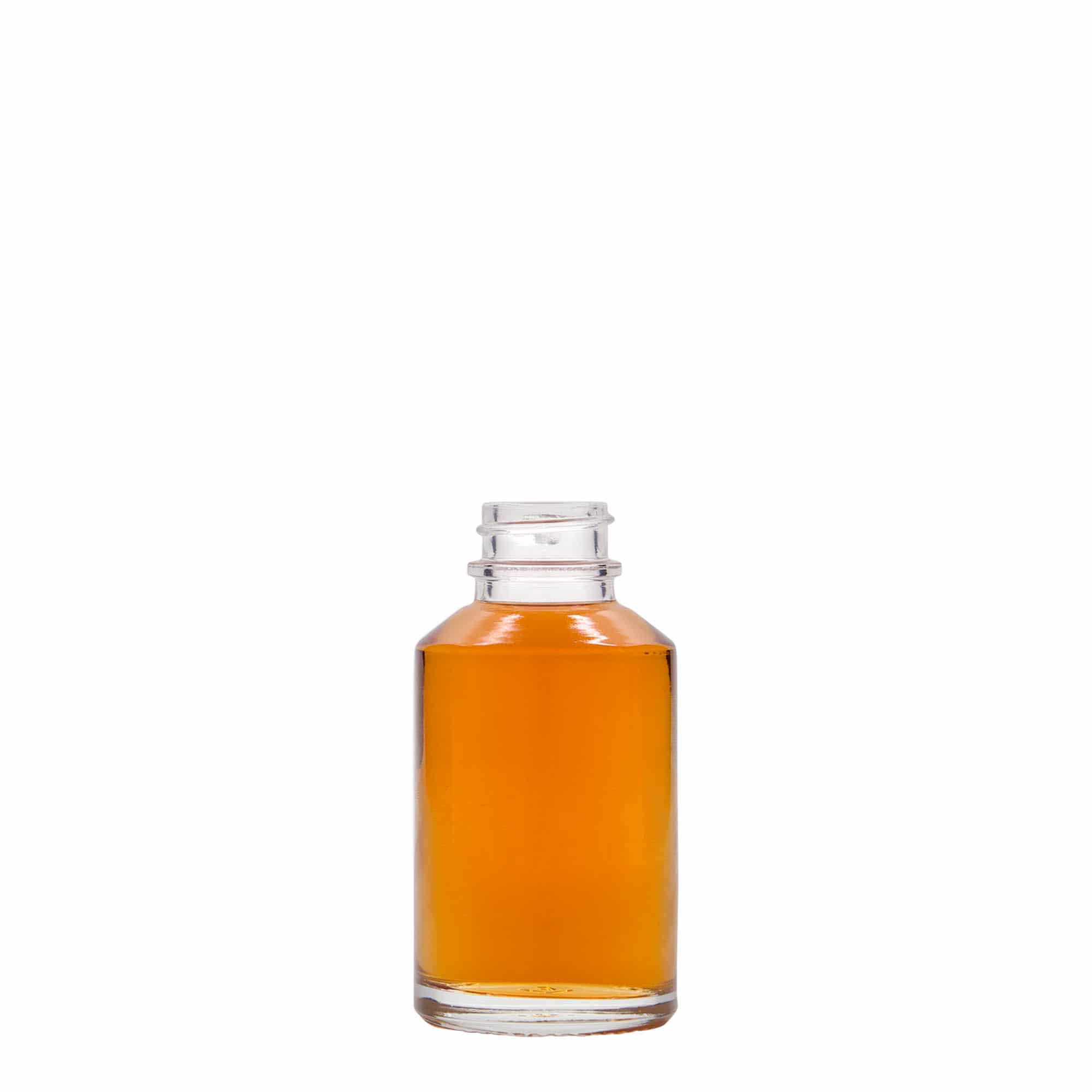50 ml sklená fľaša „Hella“, hrdlo: GPI 22