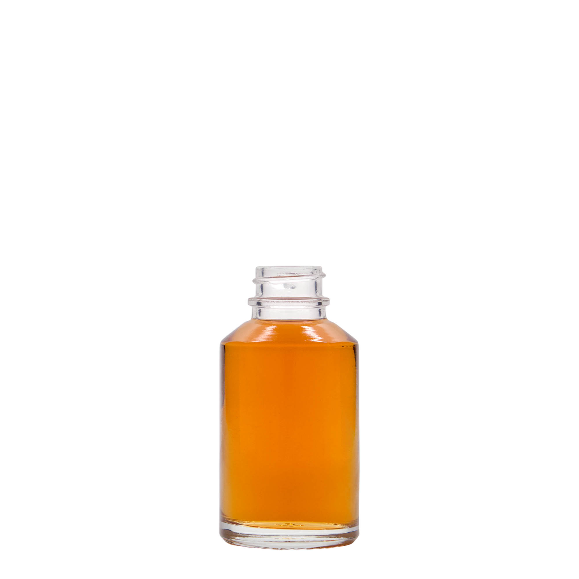 50 ml sklenená fľaša 'Hella', hrdlo: GPI 22 50 ml sklenená fľaša 'Hella', hrdlo: GPI 22
