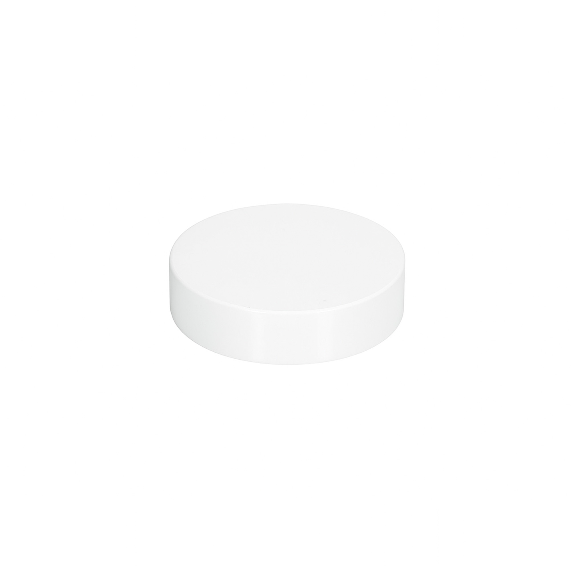 Skrutkovací uzáver pre 60 ml 'Brown Line', HPM-plast, biely