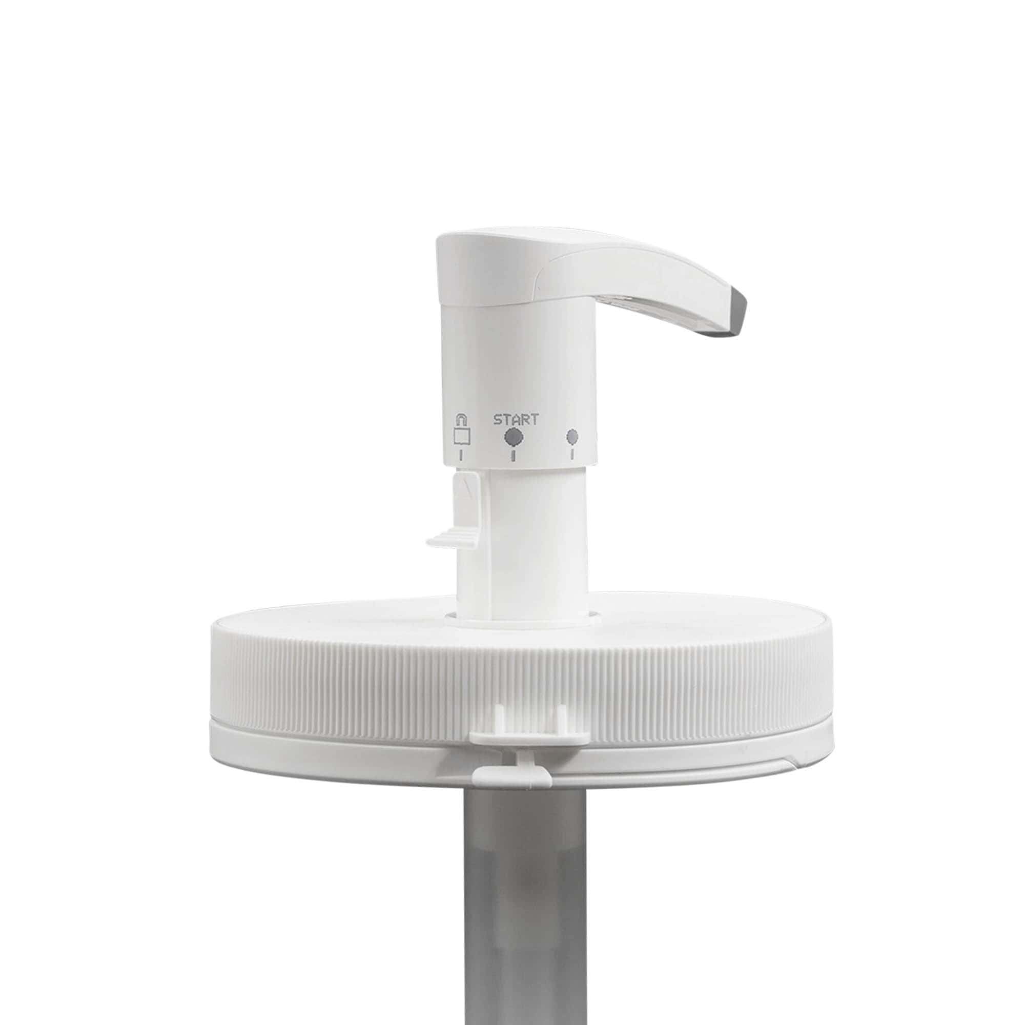 Dávkovacia pumpa pre 1 240 ml „Securibox“, PE-plast, biela, pre hrdlo: skrutkovací uzáver Dávkovacia pumpa pre 1 240 ml „Securibox“, PE-plast, biela, pre hrdlo: skrutkovací uzáver
