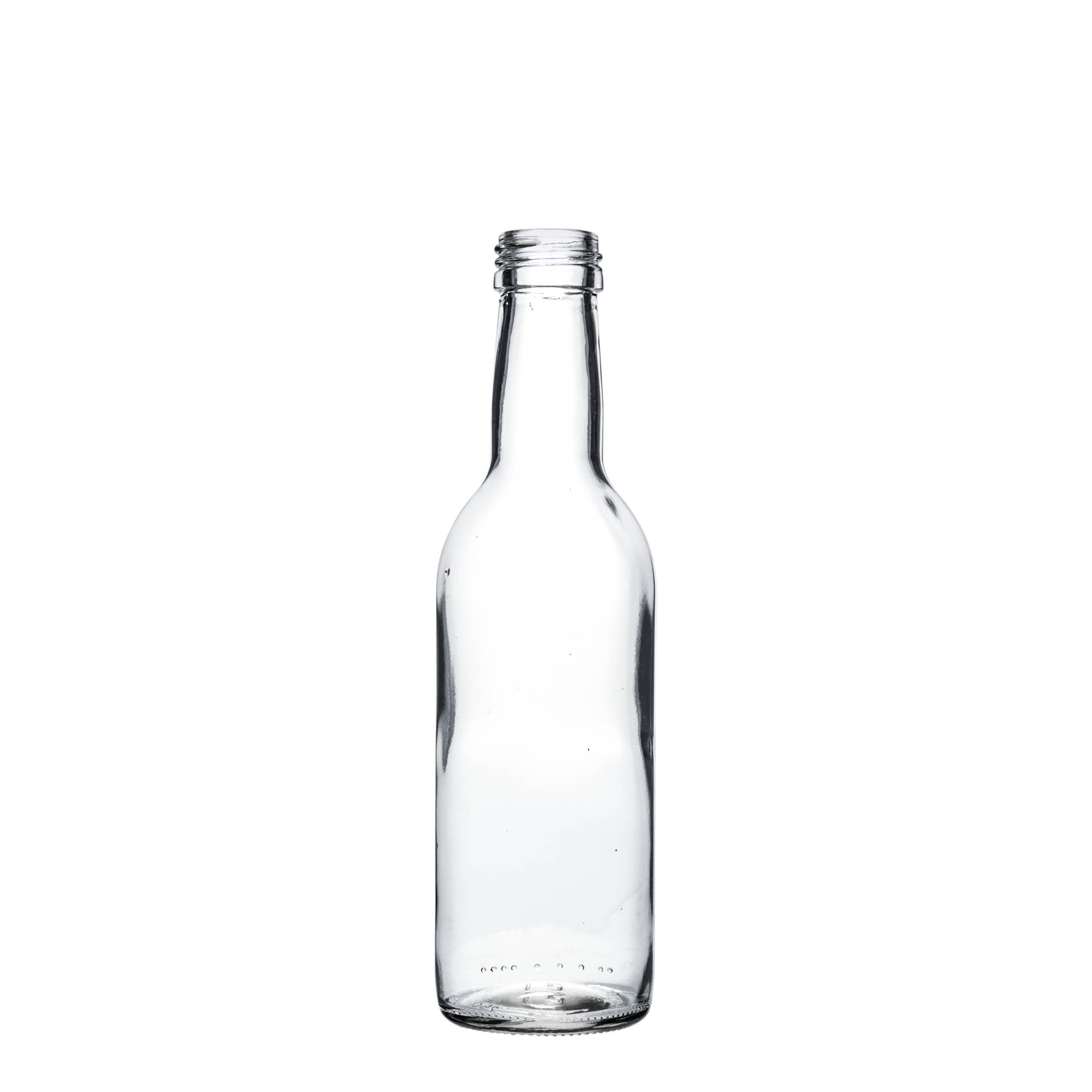 250 ml sklenená fľaša 'Bordeaux', hrdlo: PP 28