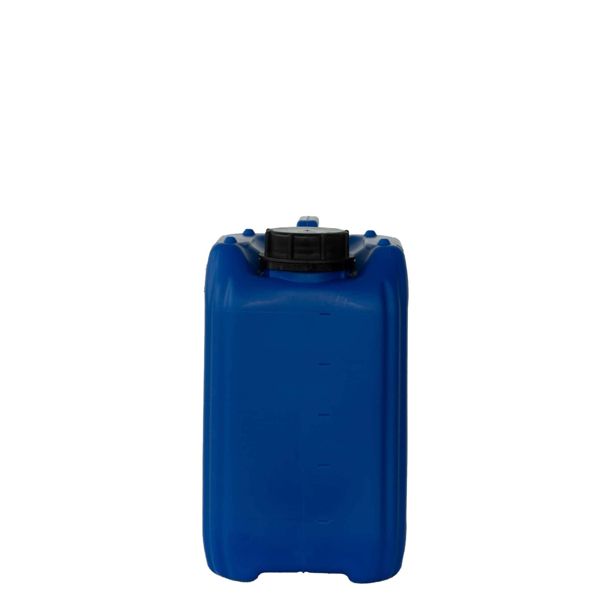 5 l kanister, obdĺžnikový, HDPE plast, modrý, hrdlo: ND 55