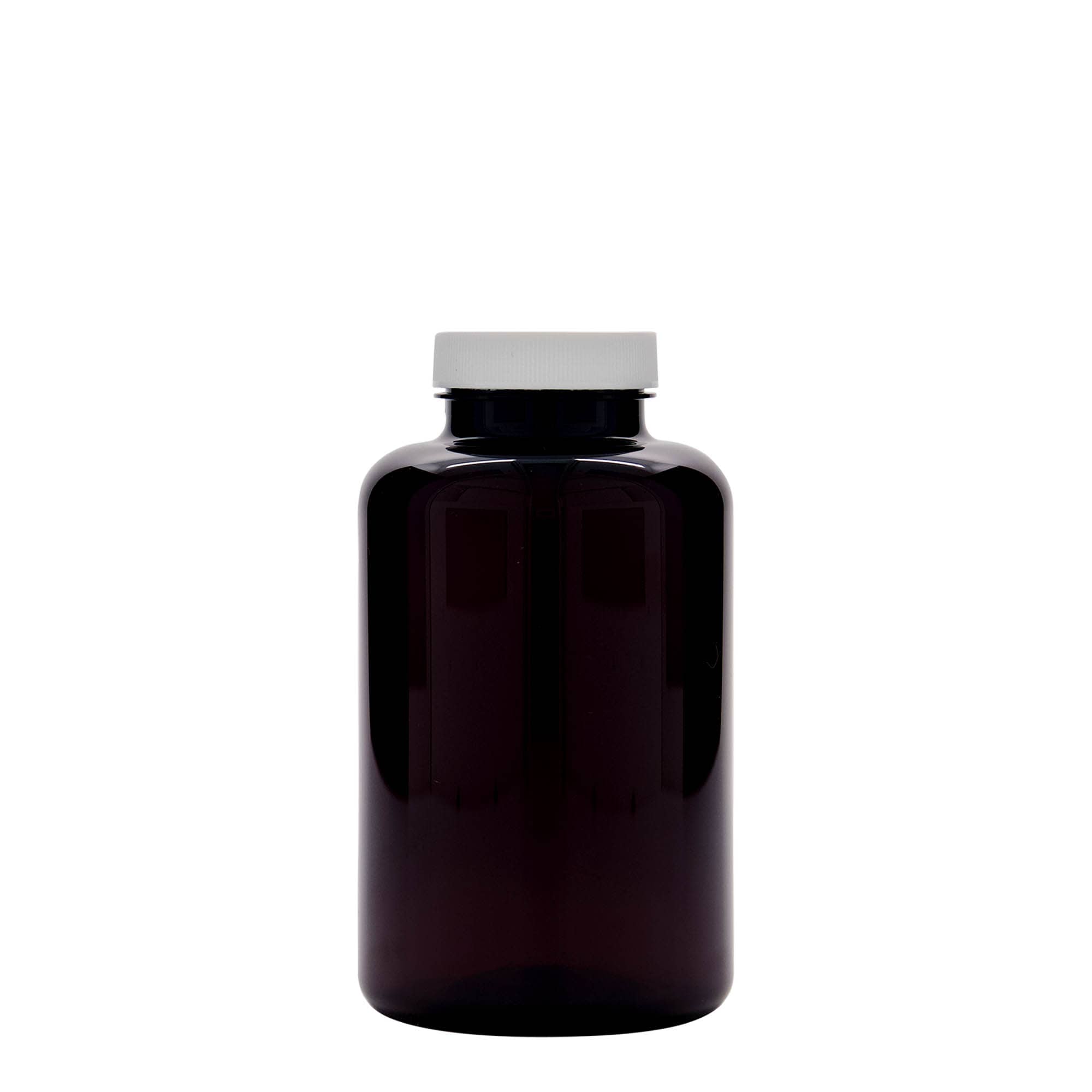 500 ml PET Packer, plast, hnedá farba, hrdlo: GPI 45/400