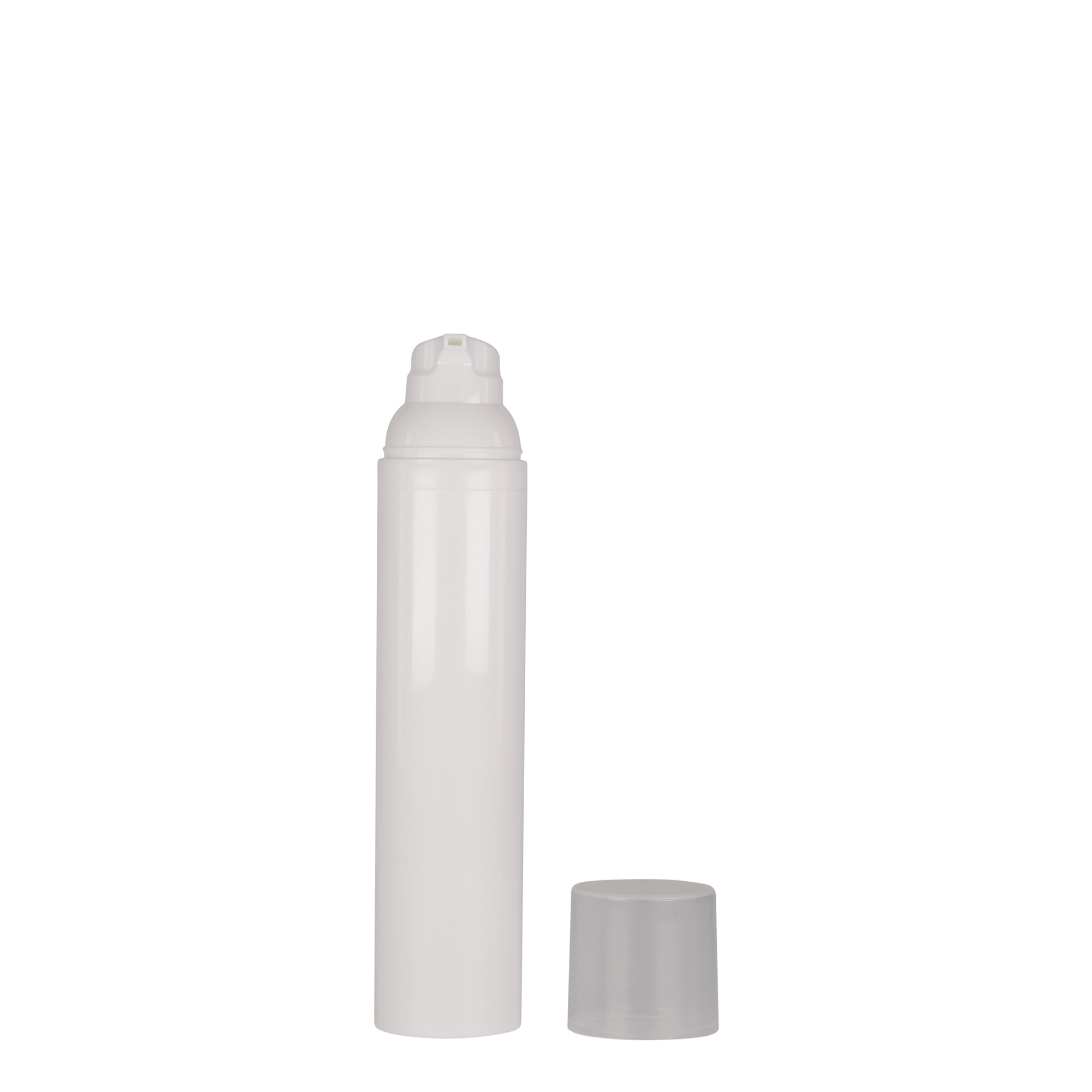 100 ml bezvzduchový dávkovač 'Mezzo', PP-plast, biely 100 ml bezvzduchový dávkovač 'Mezzo', PP-plast, biely