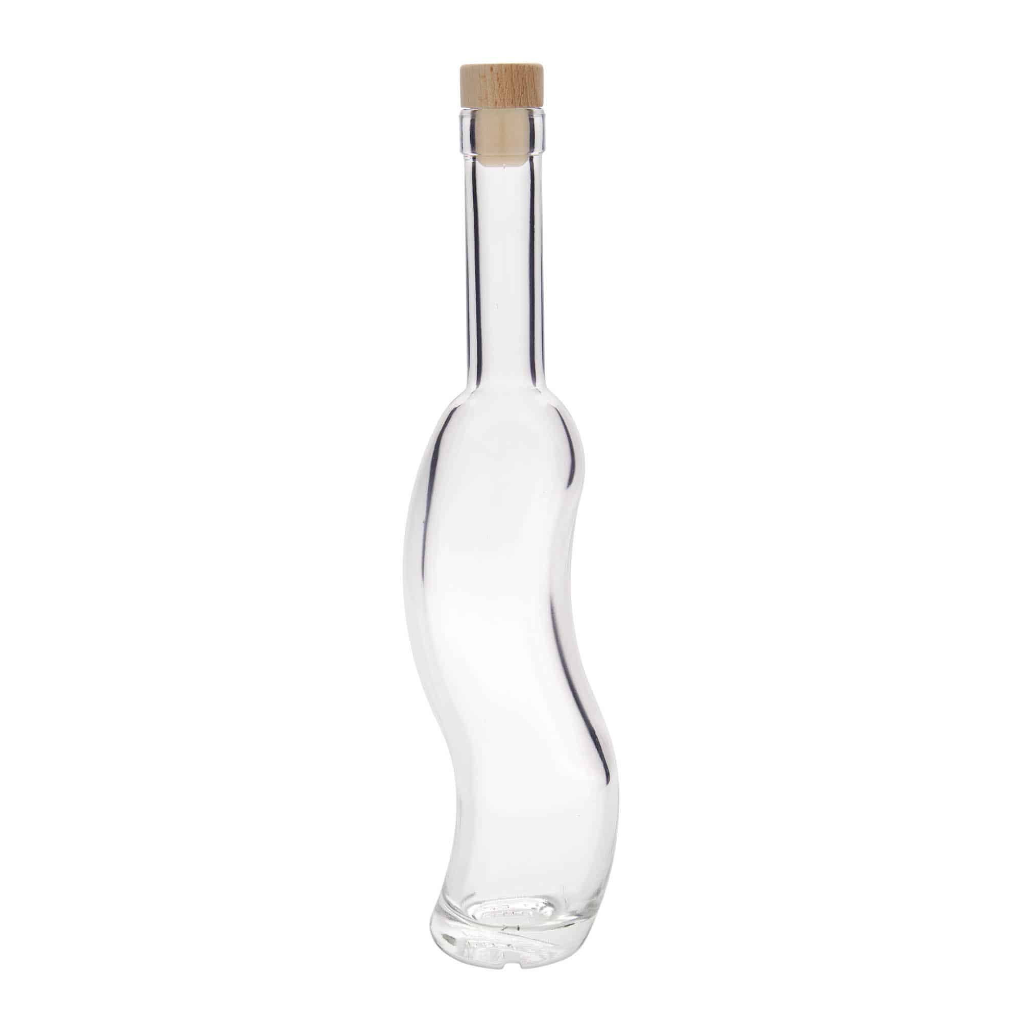 350 ml sklená fľaša „La-Ola“, polguľová, hrdlo: korok