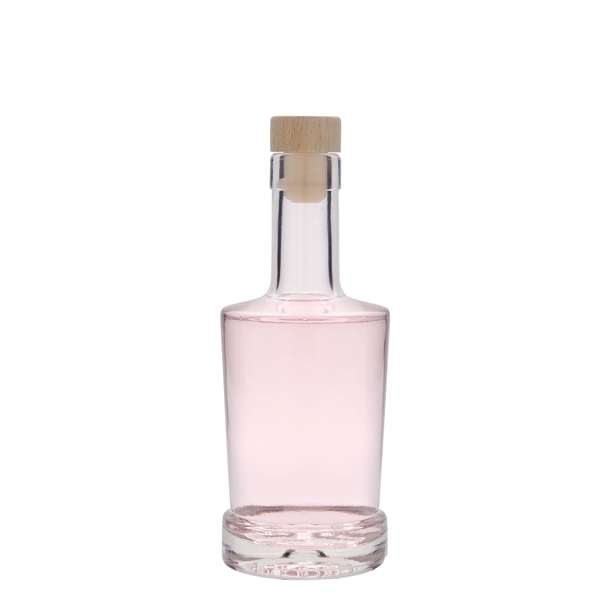 250 ml sklená fľaša „Deborah“, hrdlo: korok