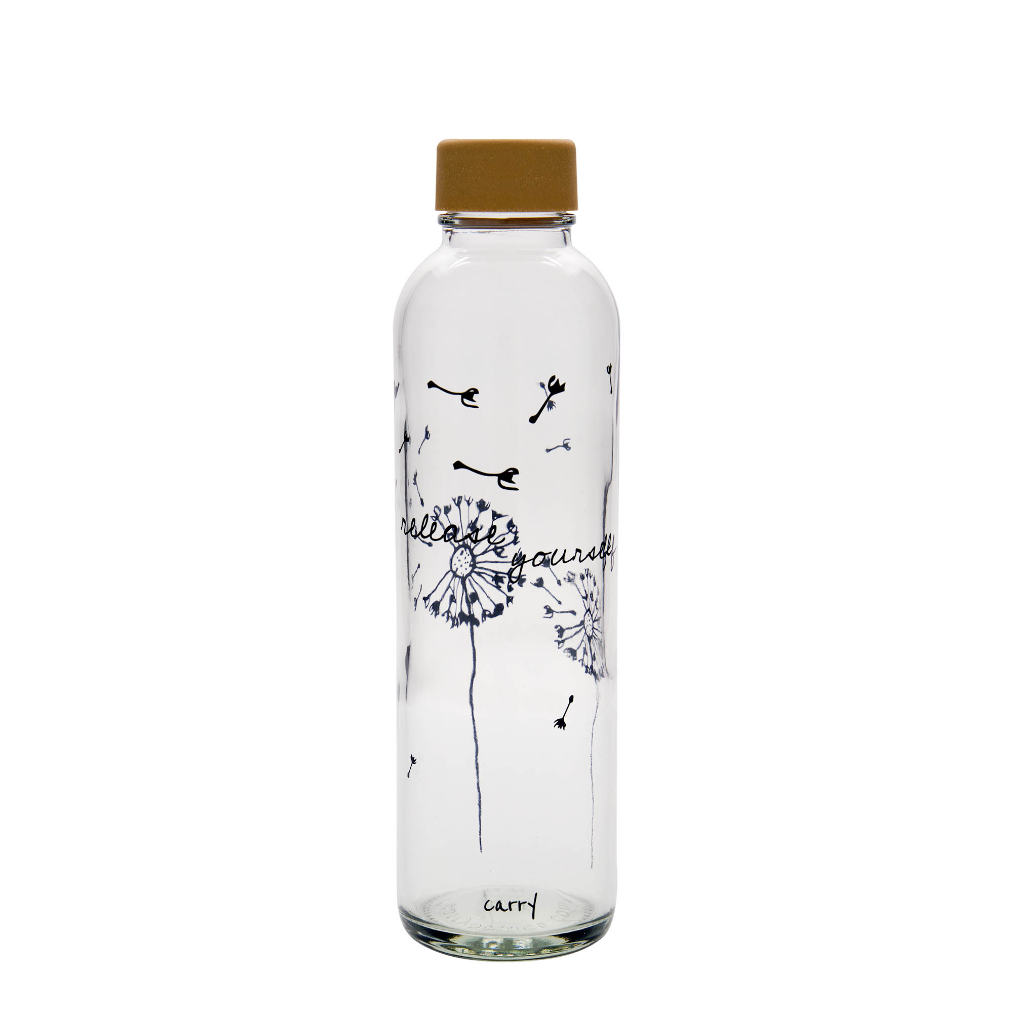 700 ml fľaša na pitie CARRY Bottle, motív: Uvoľni sa, uzáver: skrutkovací